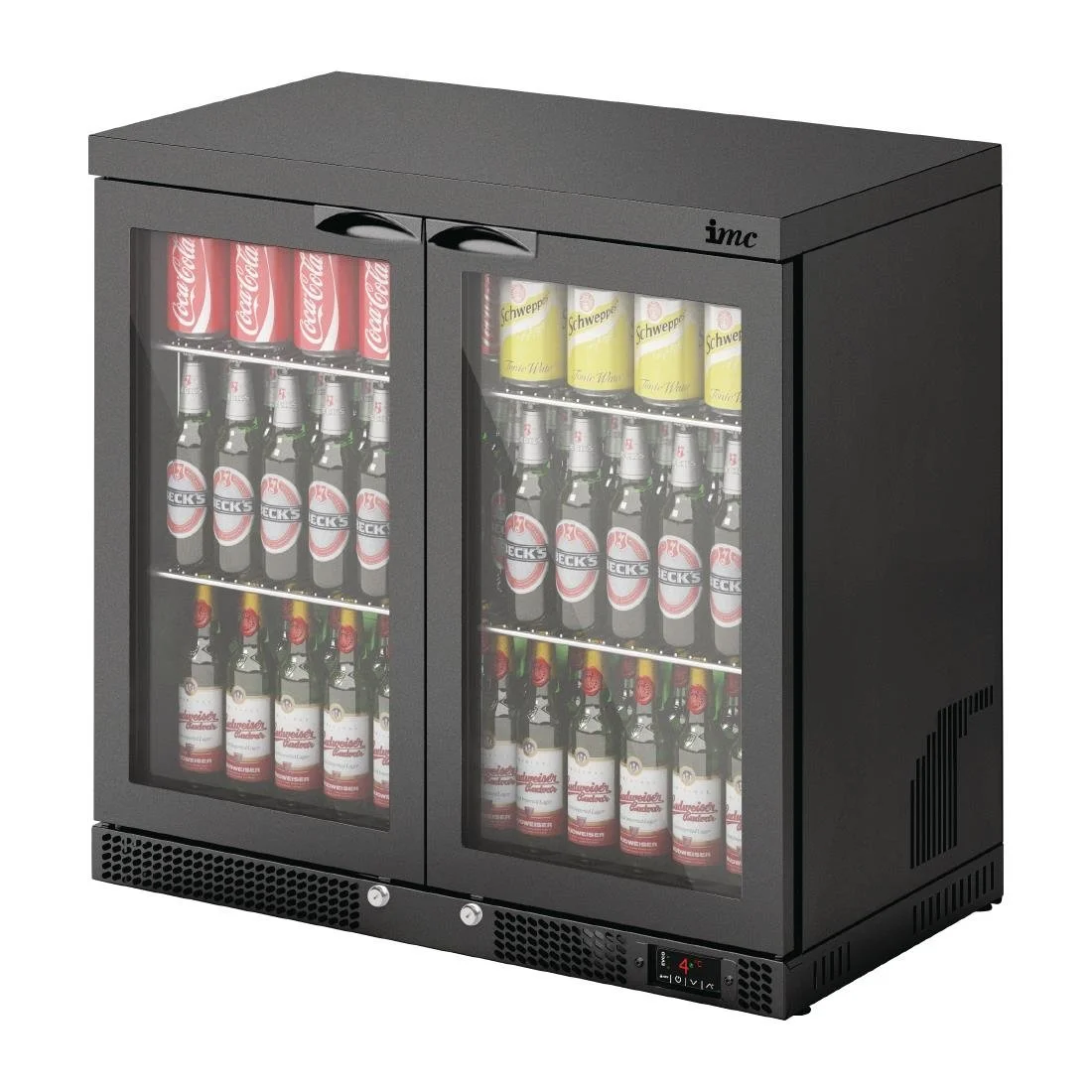 IMC Mistral M90 Double Door Bottle Cooler 185Ltr F77/251B - Image 3