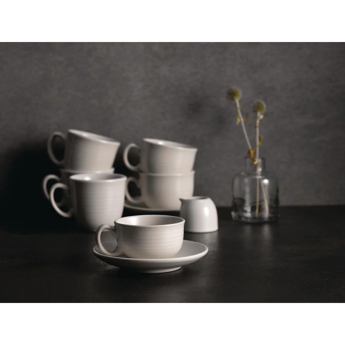 Dudson Evo Pearl Café Au Lait Cups 285ml (6 Pack) - Image 2