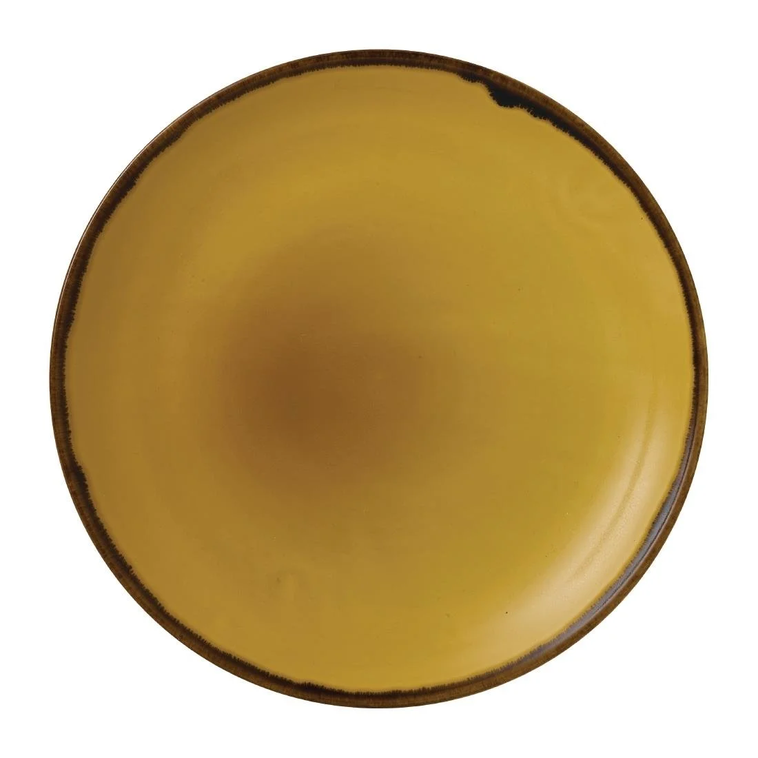 Dudson Harvest Coupe Plates Mustard 217mm (12 Pack) - Image 3