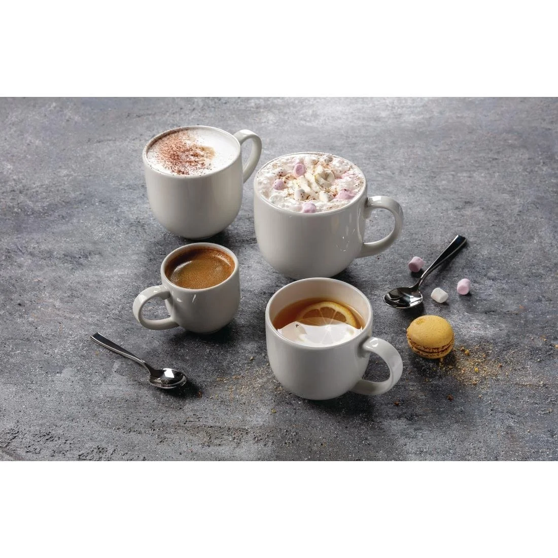 Steelite Taste City Mugs White 114ml (12 Pack) - Image 4