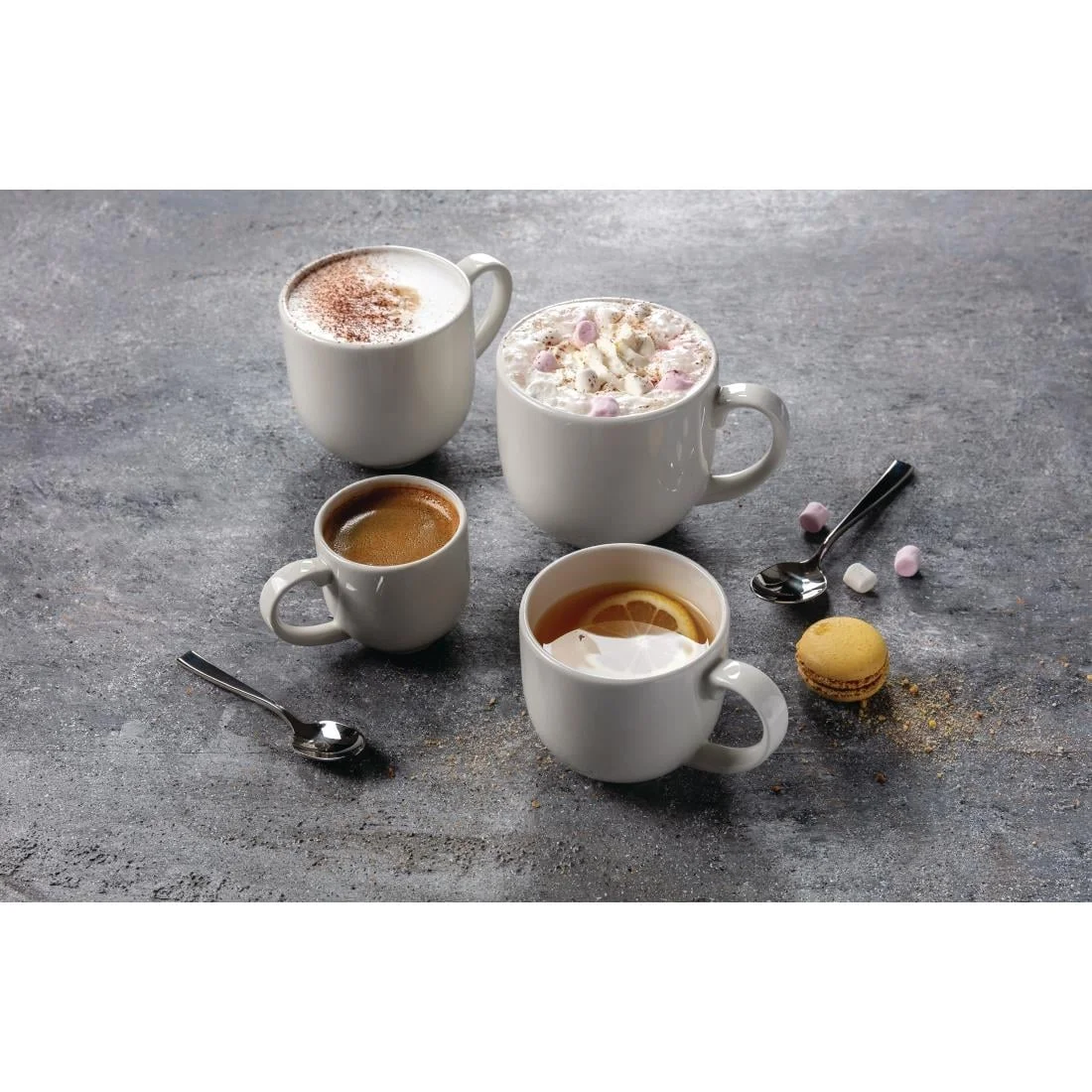 Steelite Taste City Mugs White 340ml (12 Pack) - Image 4