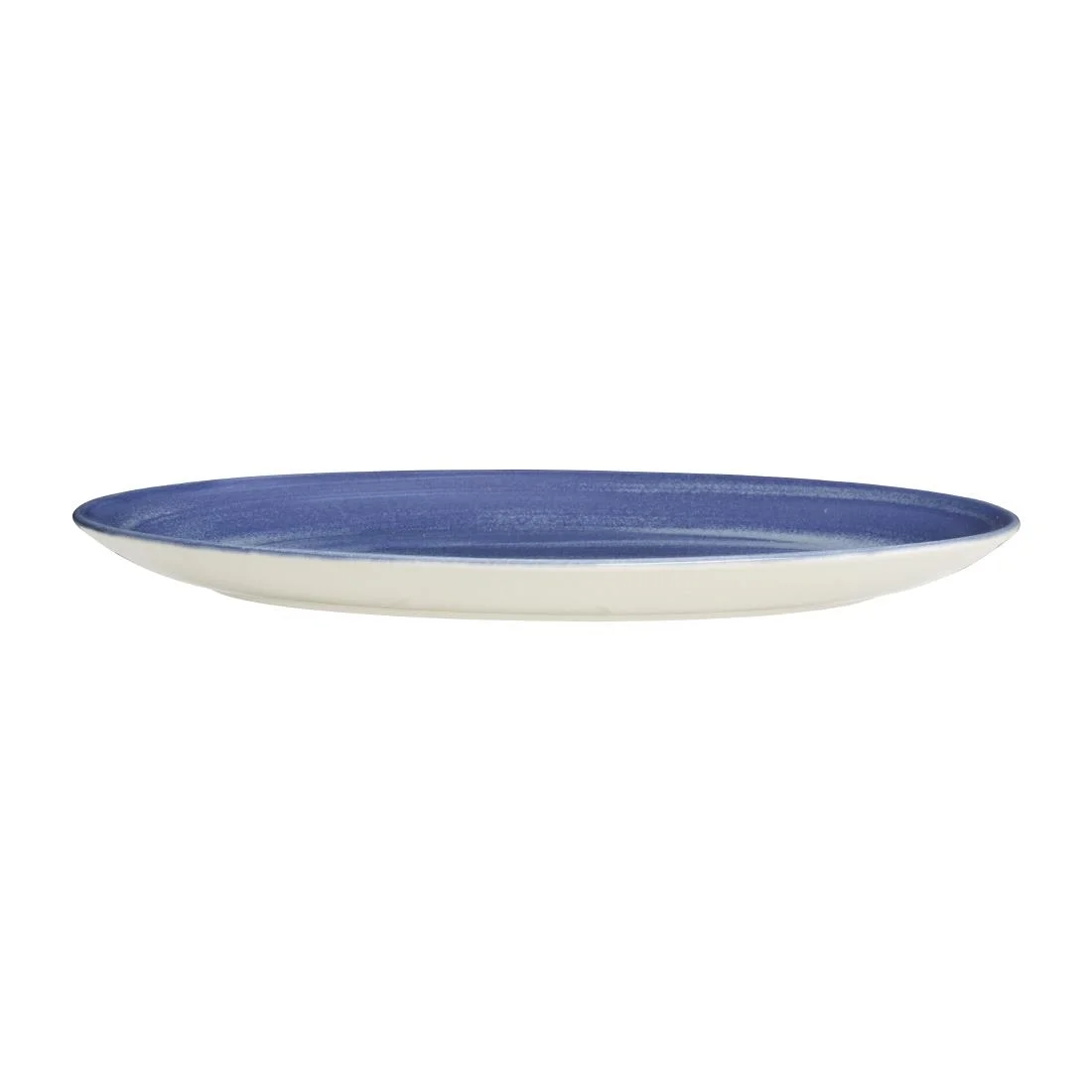 Steelite Revolution Bluestone Oval Coupe Plates 342mm (12 Pack) - Image 2