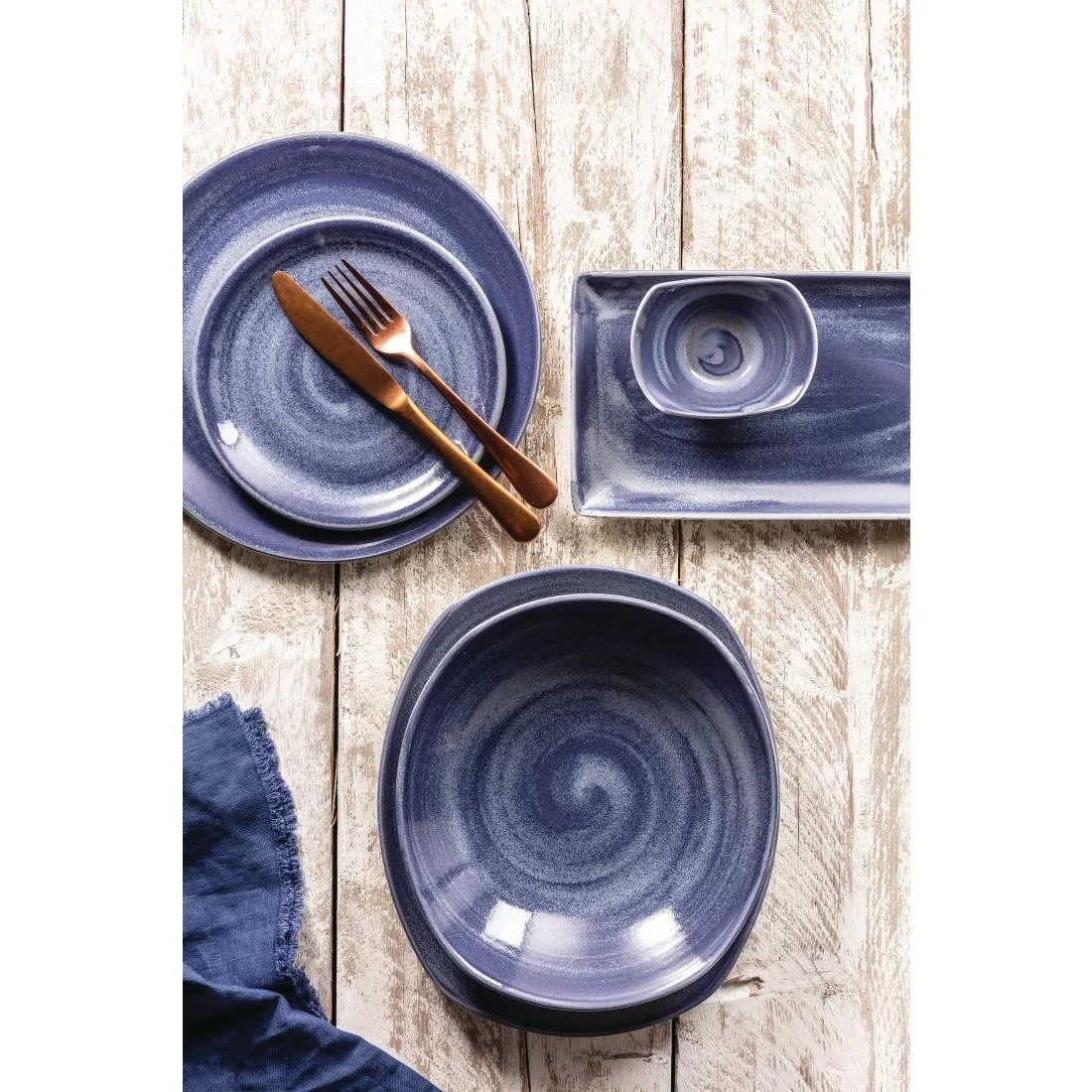 Steelite Revolution Bluestone Plates Coupe 280mm (12 Pack) - Image 3