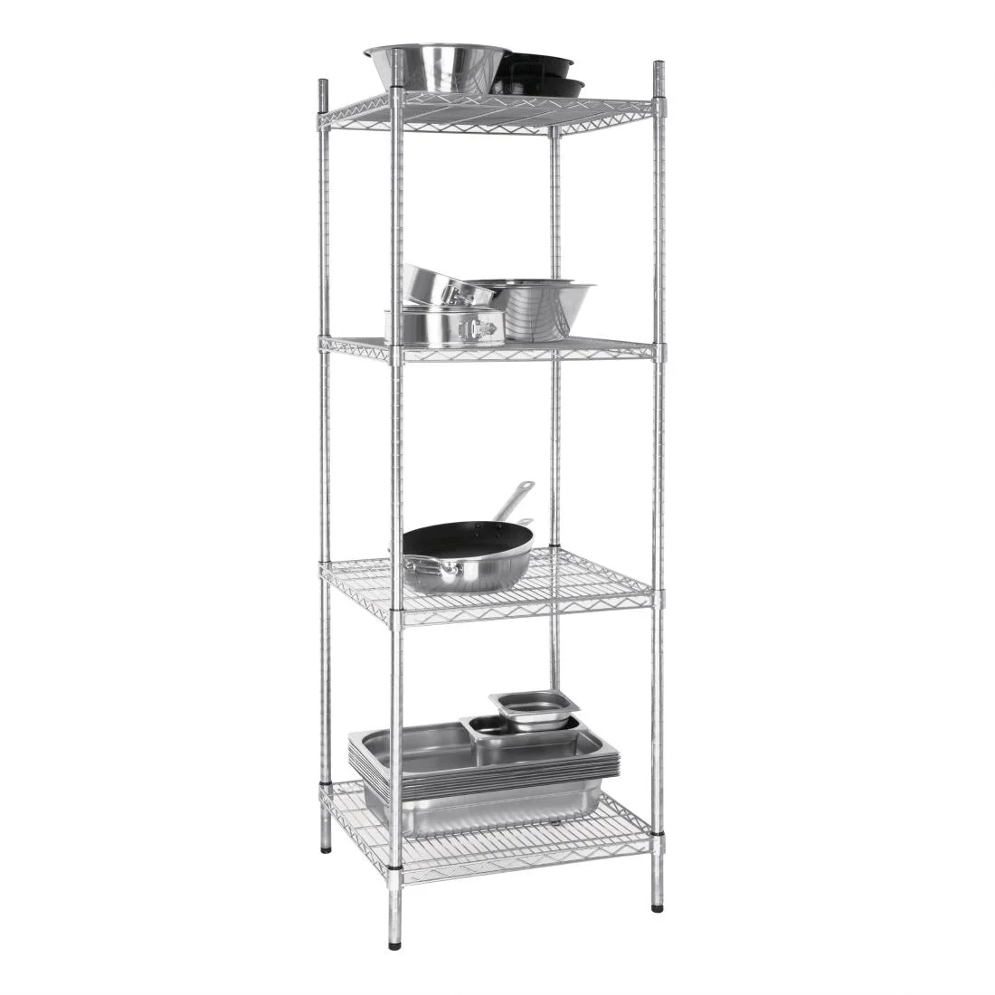 Vogue 4 Tier Wire Tower Unit 610x610mm - Image 2