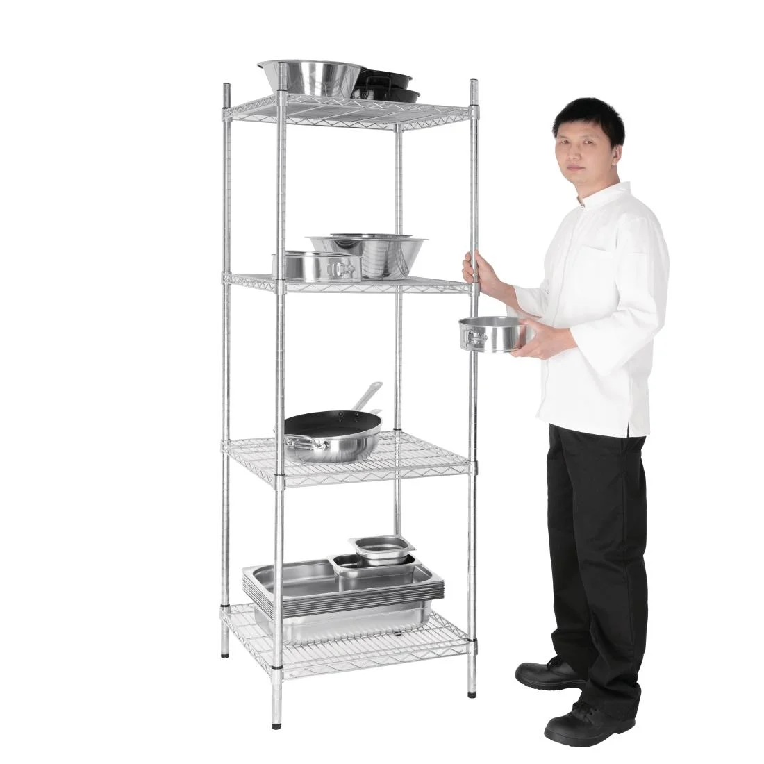 Vogue 4 Tier Wire Tower Unit 610x610mm - Image 3