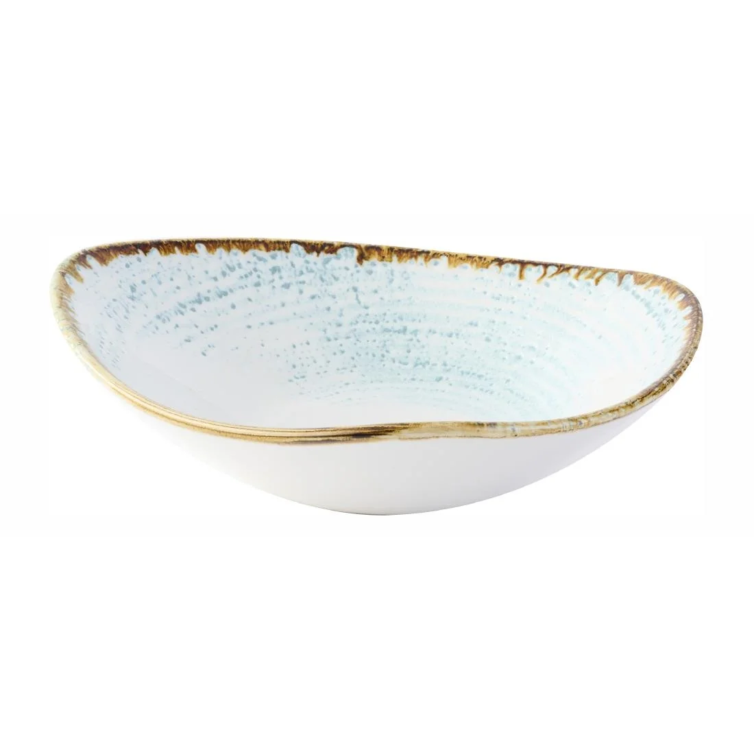 Churchill Homespun Accents Aquamarine Triangle Bowls 235mm (12 Pack) - Image 2