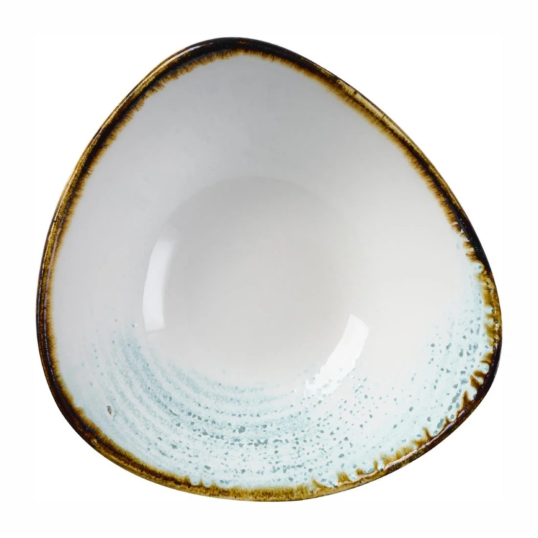 Churchill Homespun Accents Aquamarine Triangle Bowls 185mm (12 Pack)