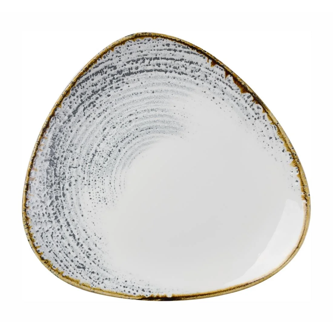 Churchill Homespun Accents Grey Triangle Plates 265mm (12 Pack)