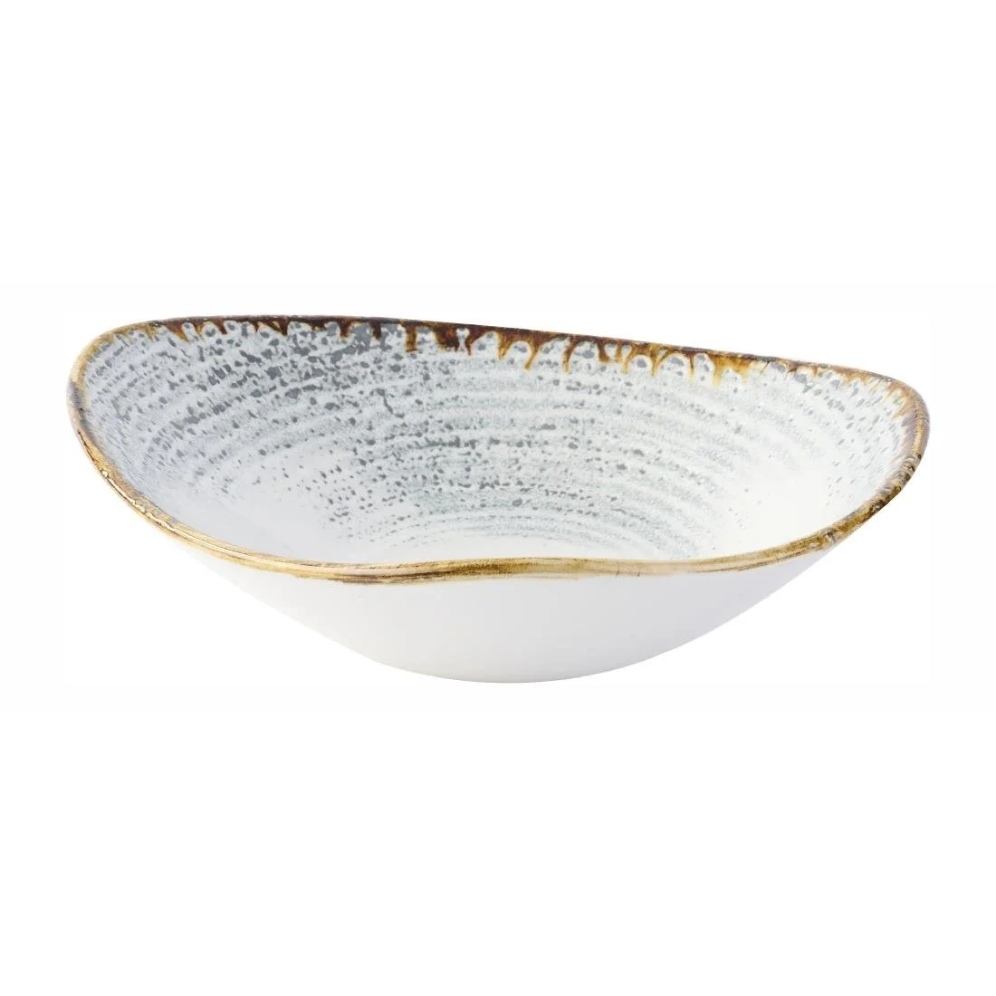 Churchill Homespun Accents Grey Triangle Bowls 235mm (12 Pack) - Image 2