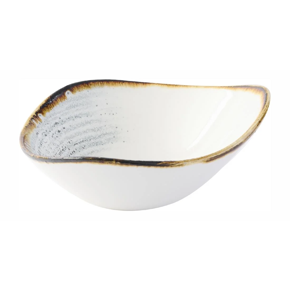 Churchill Homespun Accents Grey Triangle Bowls 185mm (12 Pack) - Image 2