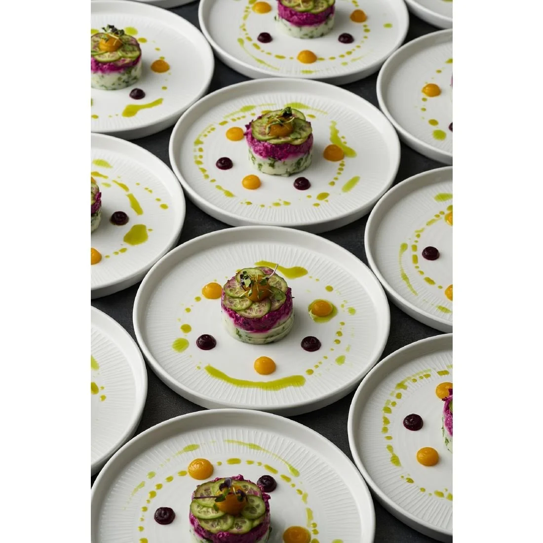 Churchill Bamboo White Walled Plates 210mm (6 Pack) - Image 3