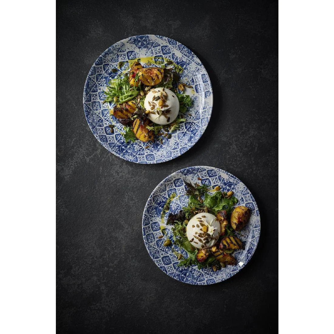 Dudson Makers Collection Porto Blue Coupe Plates 295mm (12 Pack) - Image 2