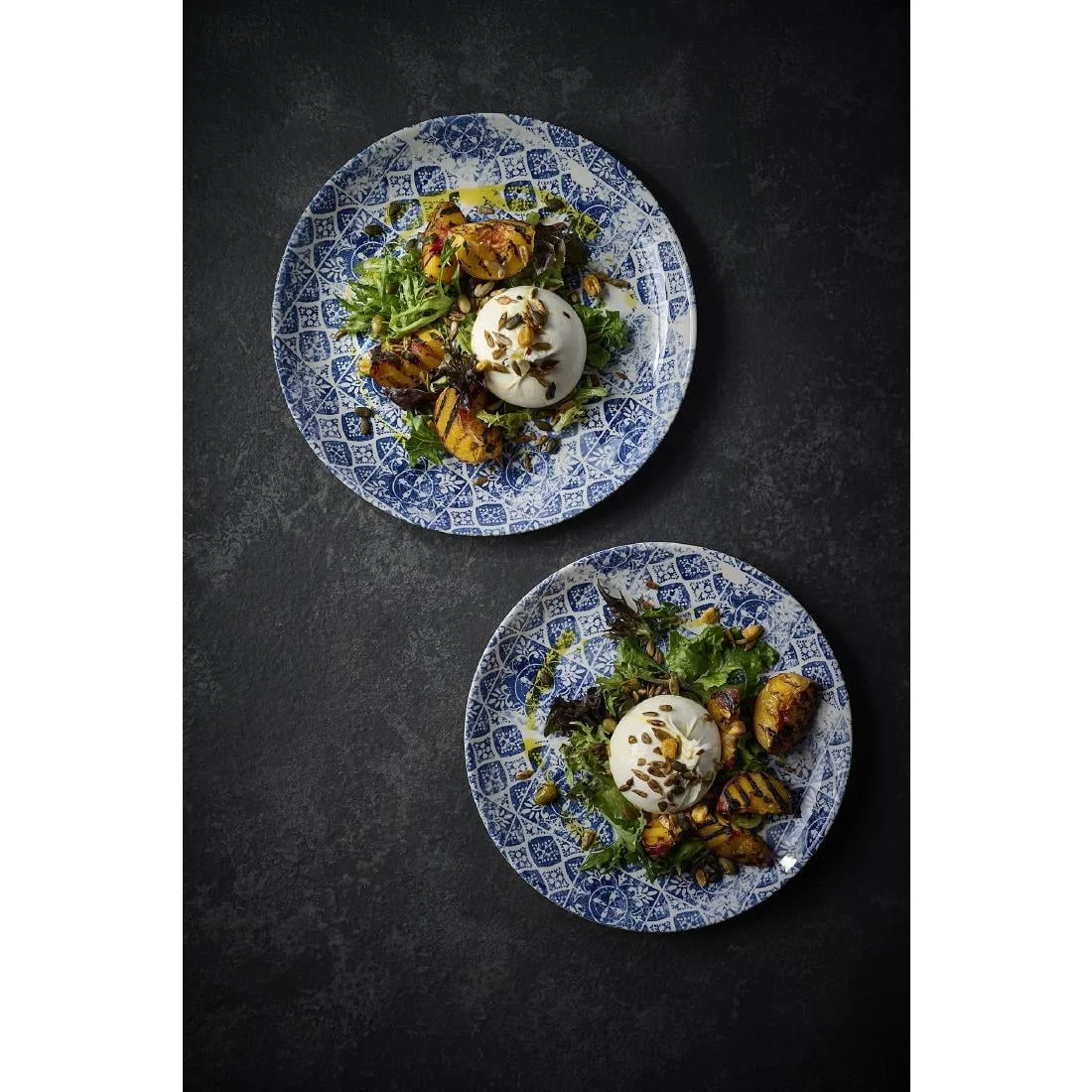 Dudson Makers Collection Porto Blue Coupe Plates 185mm (12 Pack) - Image 2