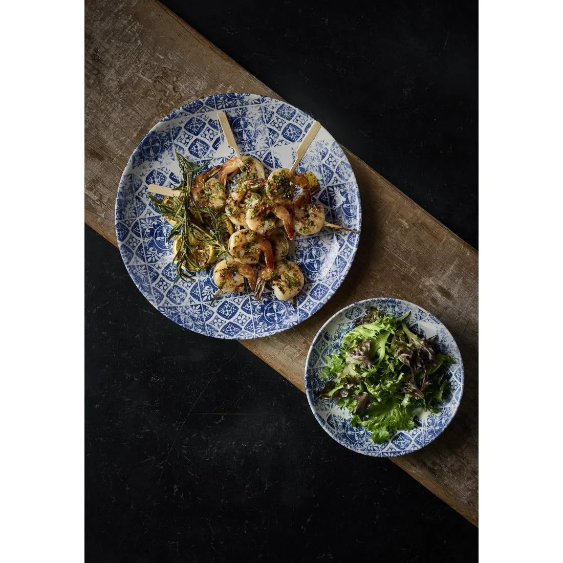 Dudson Makers Collection Porto Blue Coupe Plates 185mm (12 Pack) - Image 3