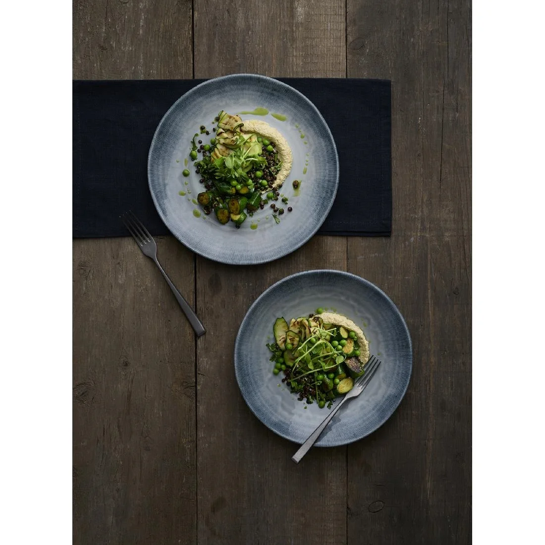Dudson Harvest Flux Grey Organic Coupe Bowls 279mm (12 Pack) - Image 3