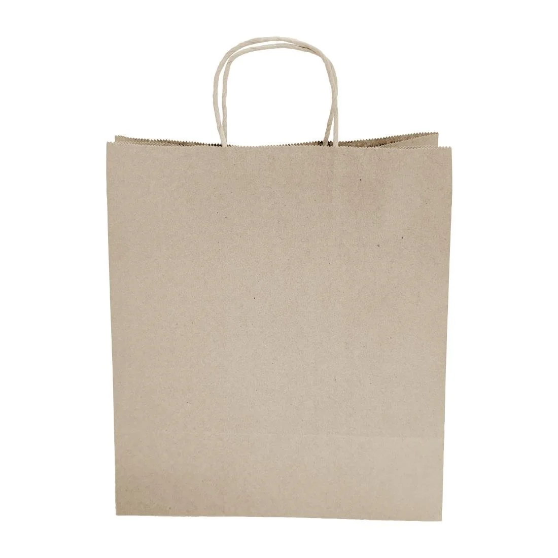 Fiesta Recyclable Twist Handle Brown Paper Bags Large (250 Pack) - Image 4