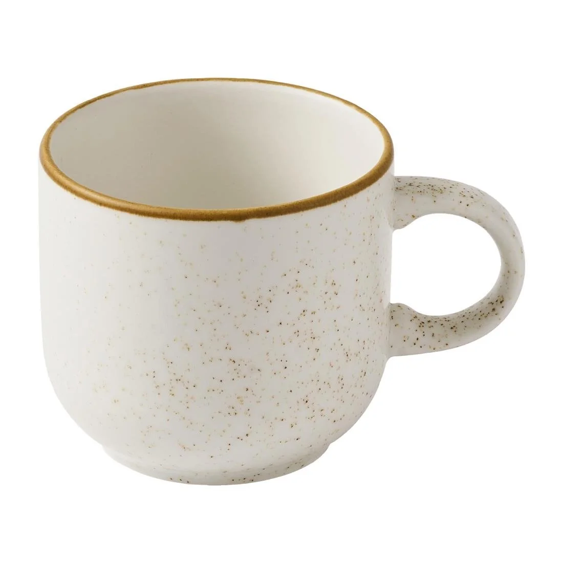 Churchill Stonecast Bubble Mugs Barley White 340ml (12 Pack) - Image 1