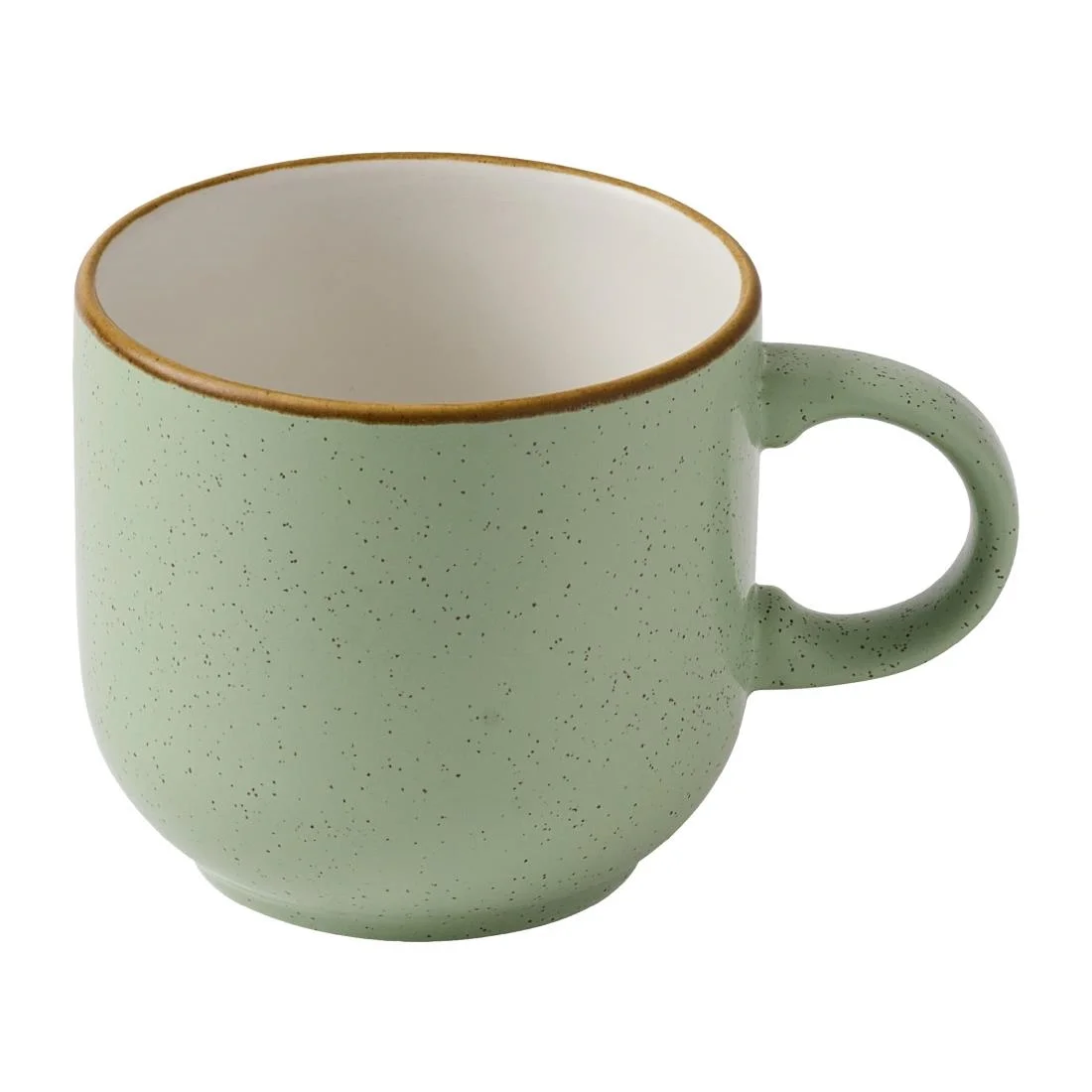 Churchill Stonecast Bubble Mugs Sage Green 340ml (12 Pack)