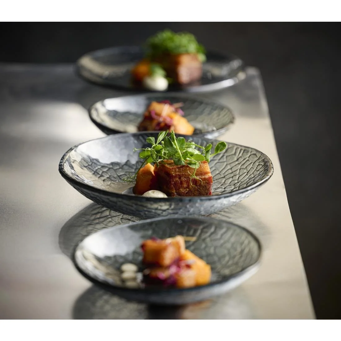 Churchill Viana Organic Glasses Bowls Dusk 170mm (6 Pack) - Image 2