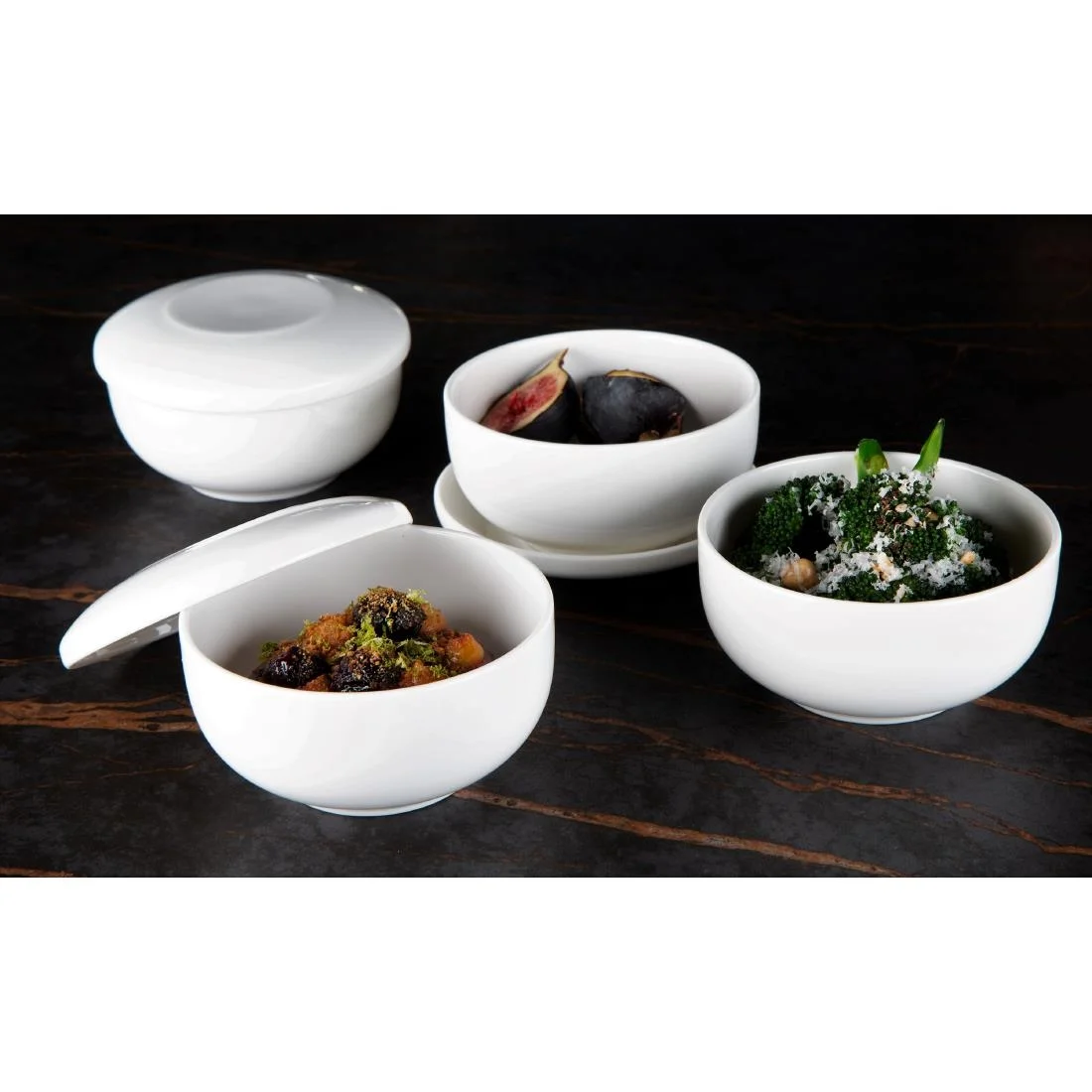 Elia Glacier Fine China Rice Bowls (6 Pack) - Image 2