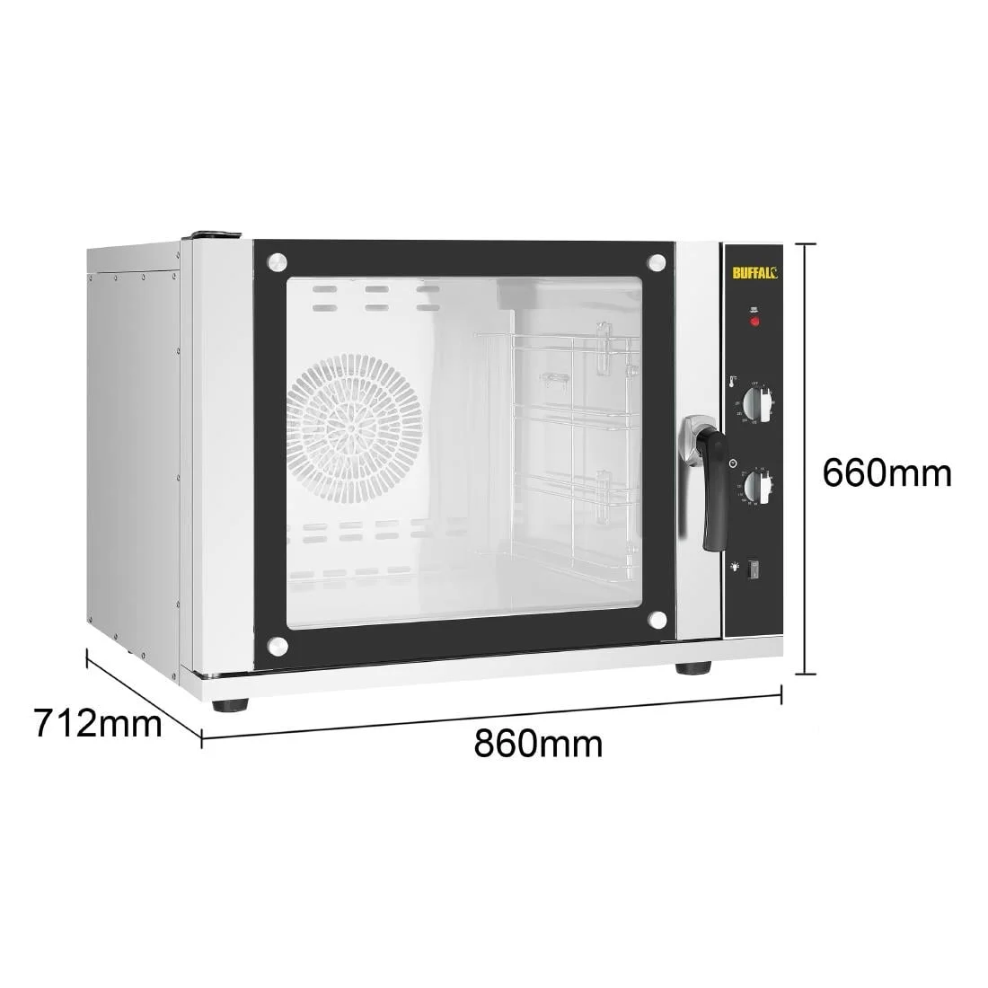 Buffalo Convection Oven - 4 x GN 1/1 - Image 7