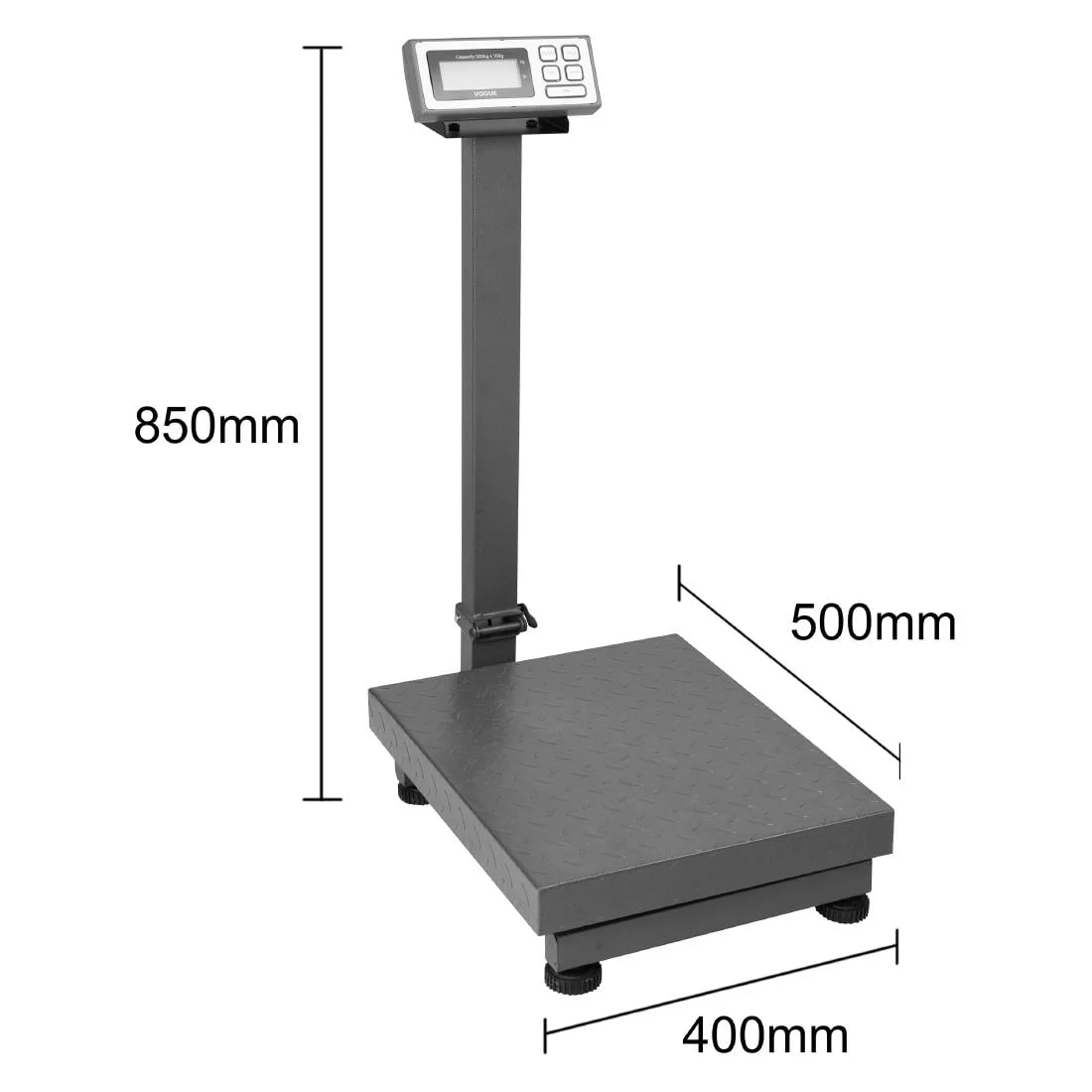 Vogue Digital Floor Scale with Tower Display 300kg - Image 7