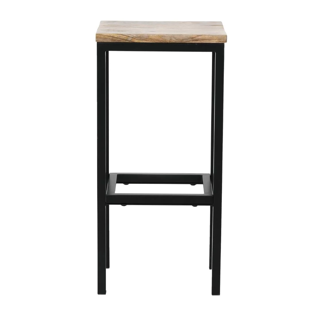 Bolero Jackson Mango Wood Console Bar Stools (3 Pack) - Image 3