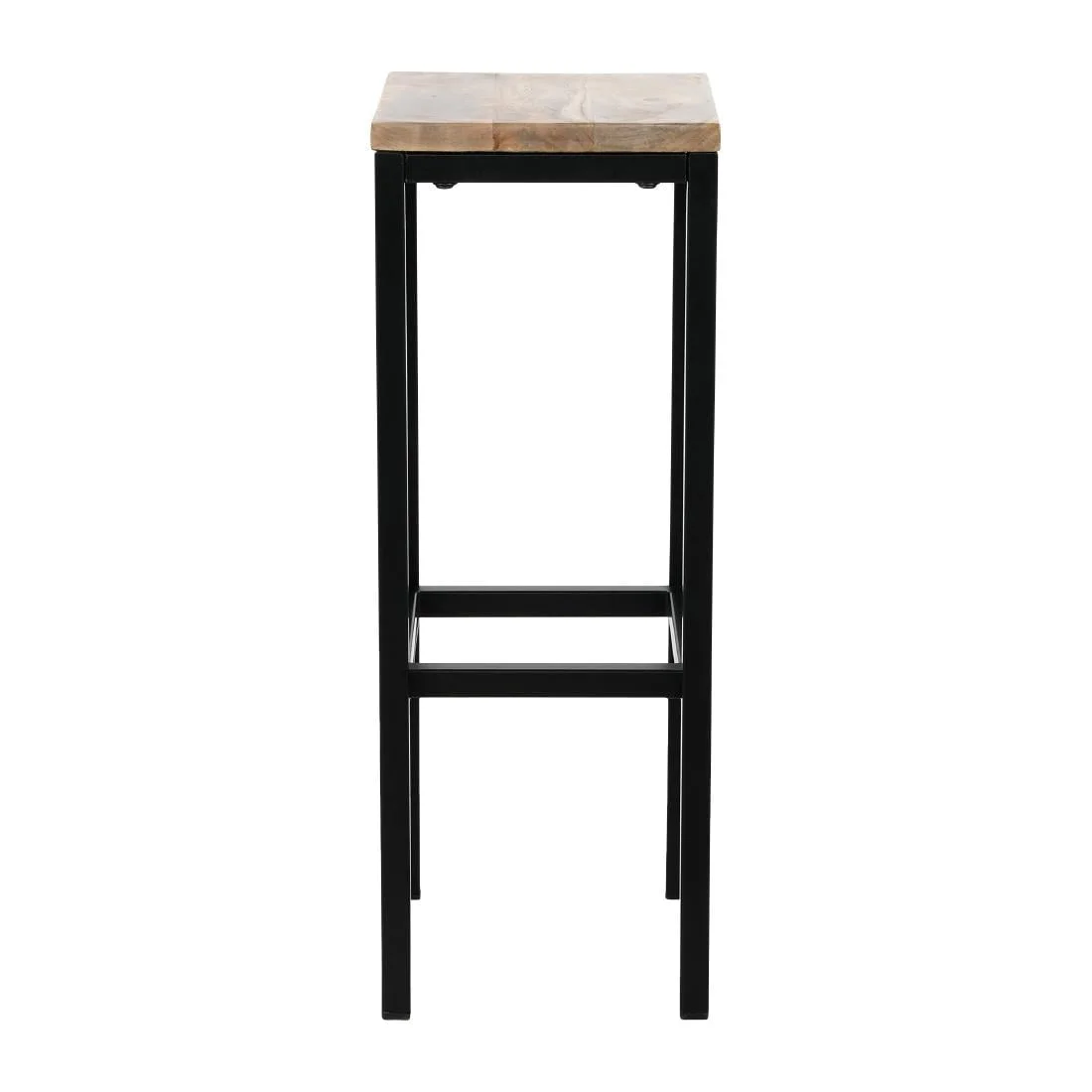 Bolero Jackson Mango Wood Console Bar Stools (3 Pack) - Image 5