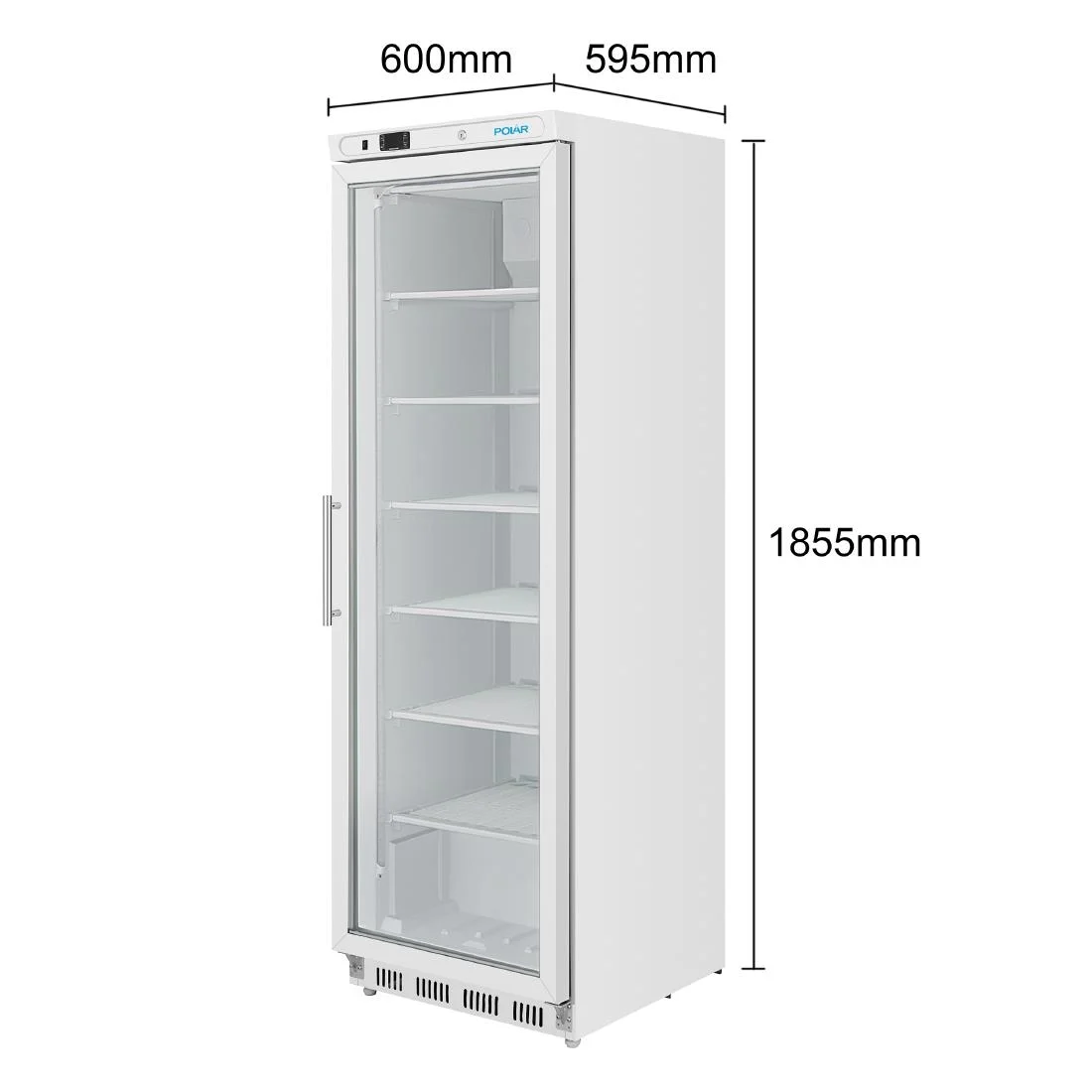 Polar Glass Door Display Freezer 365Ltr - Image 7