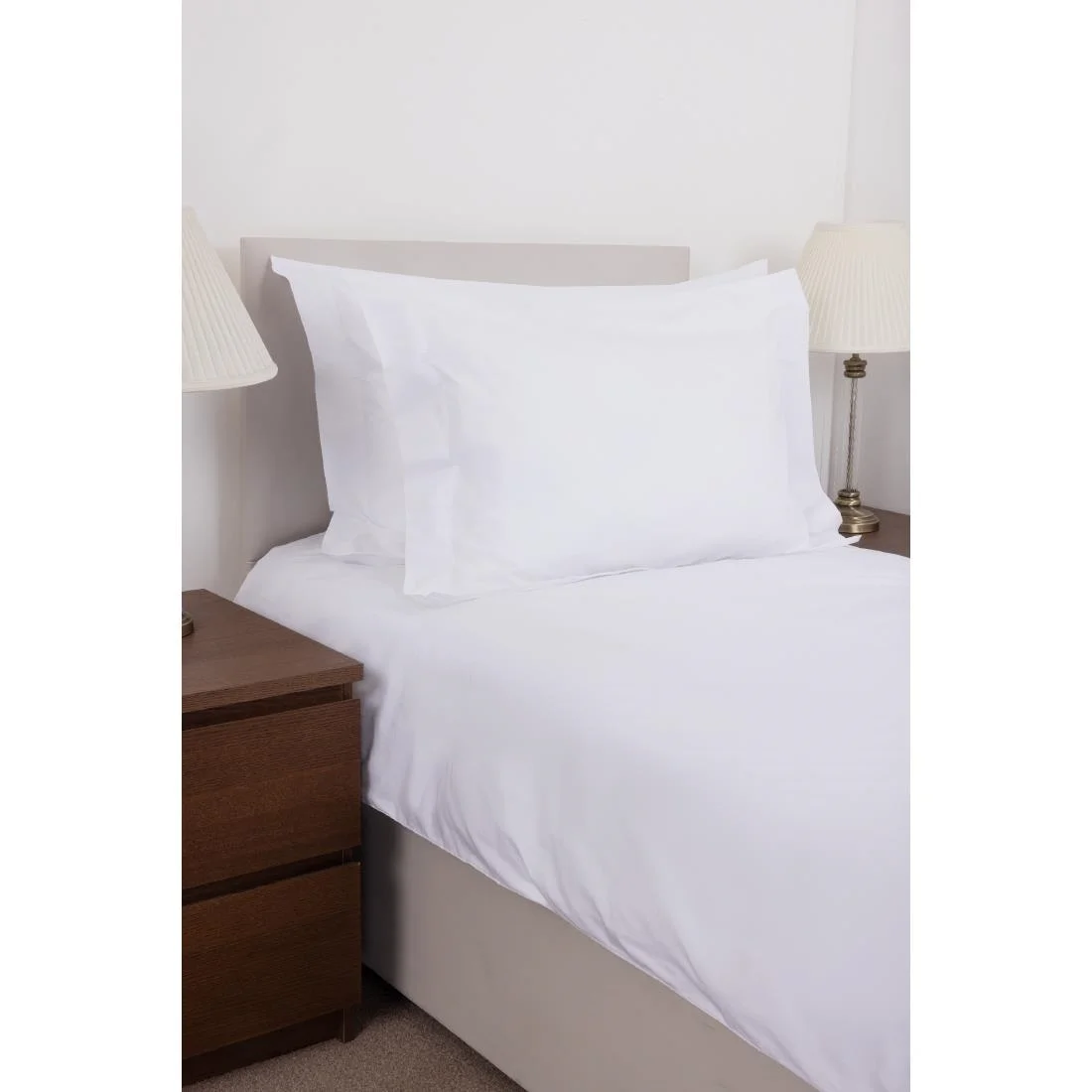 Mitre Comfort Percale Duvet Cover White Single - Image 3