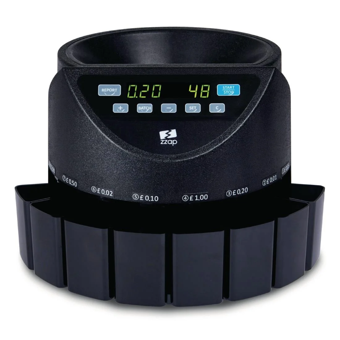 ZZap CS20 GBP Coin Counter & Sorter 220 coins/min GBP - Image 5