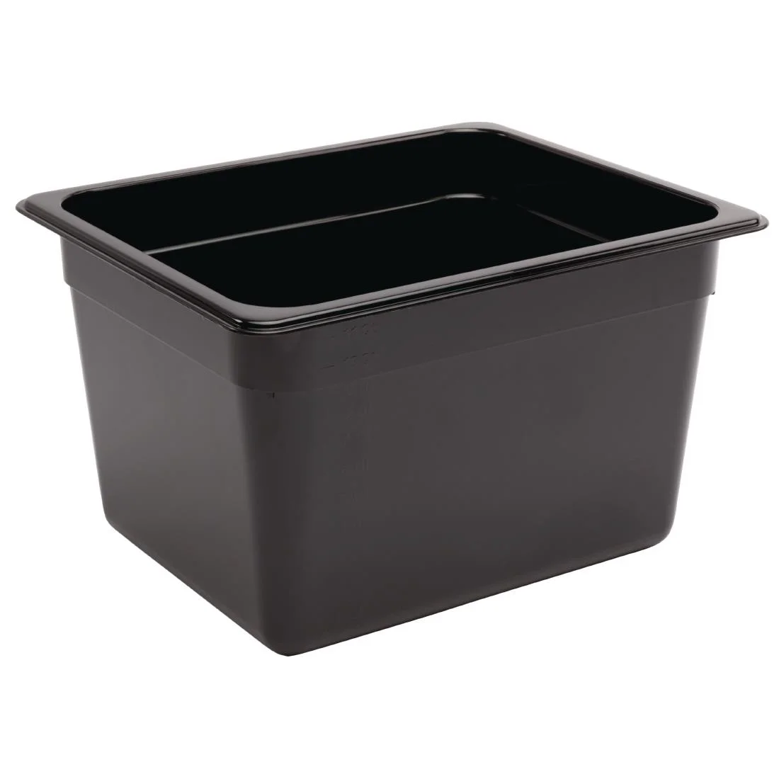 Vogue ABS Gastronorm Tray Black GN 1/2 200mm