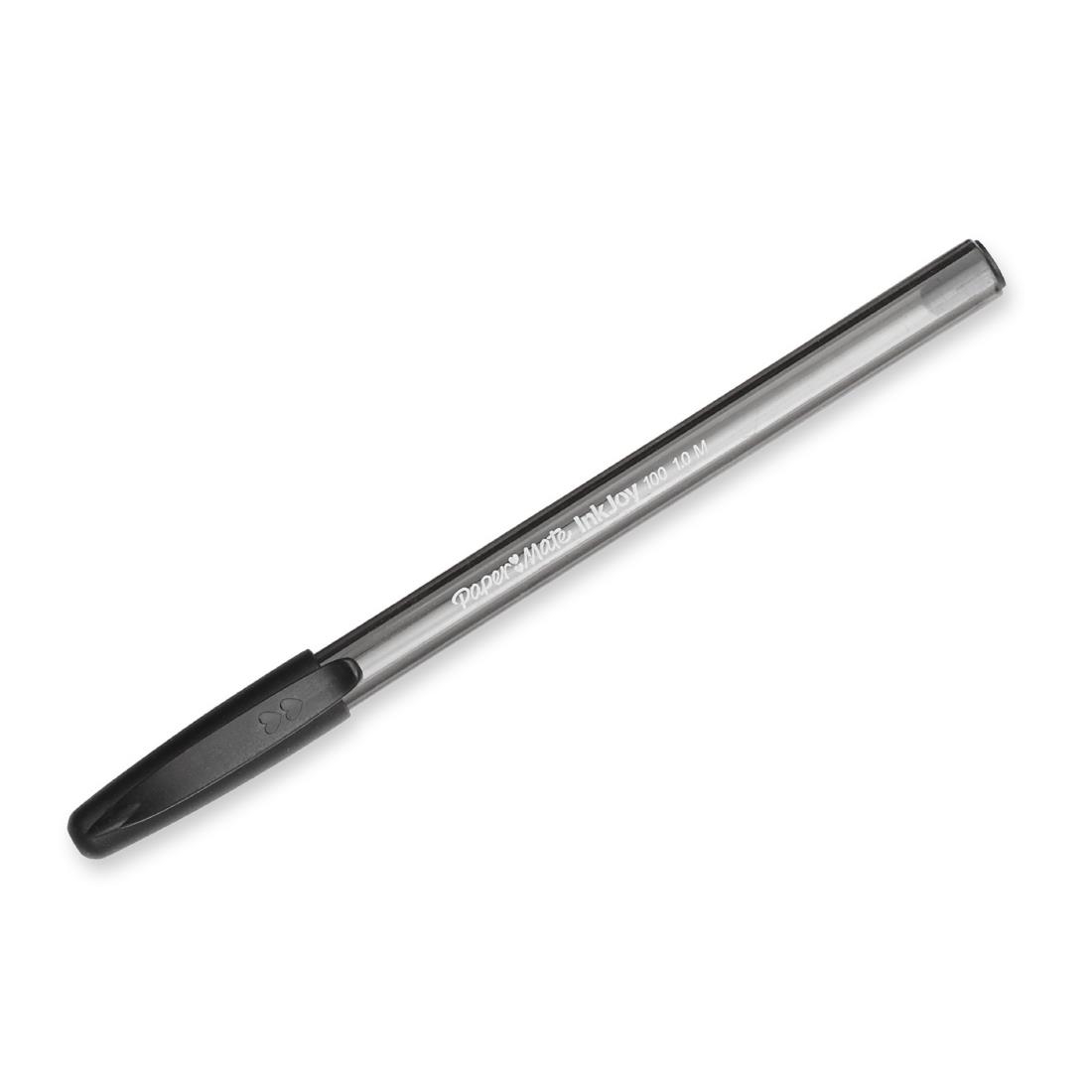 Papermate Inkjoy 100 Capped Medium Black Tuck 50 Pack