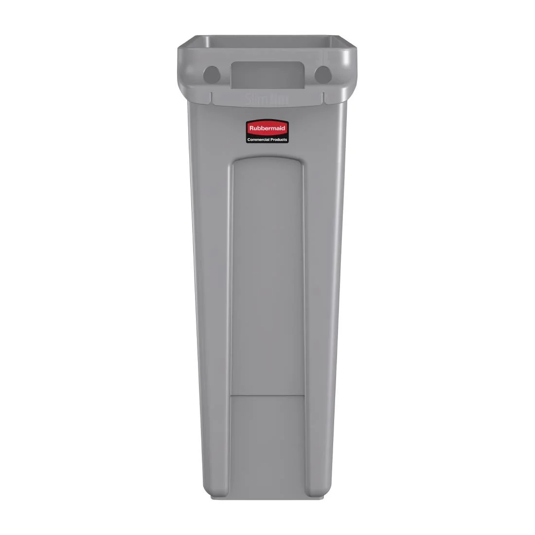 Rubbermaid Slim Jim Container with Venting Channels Grey 87Ltr - Image 2