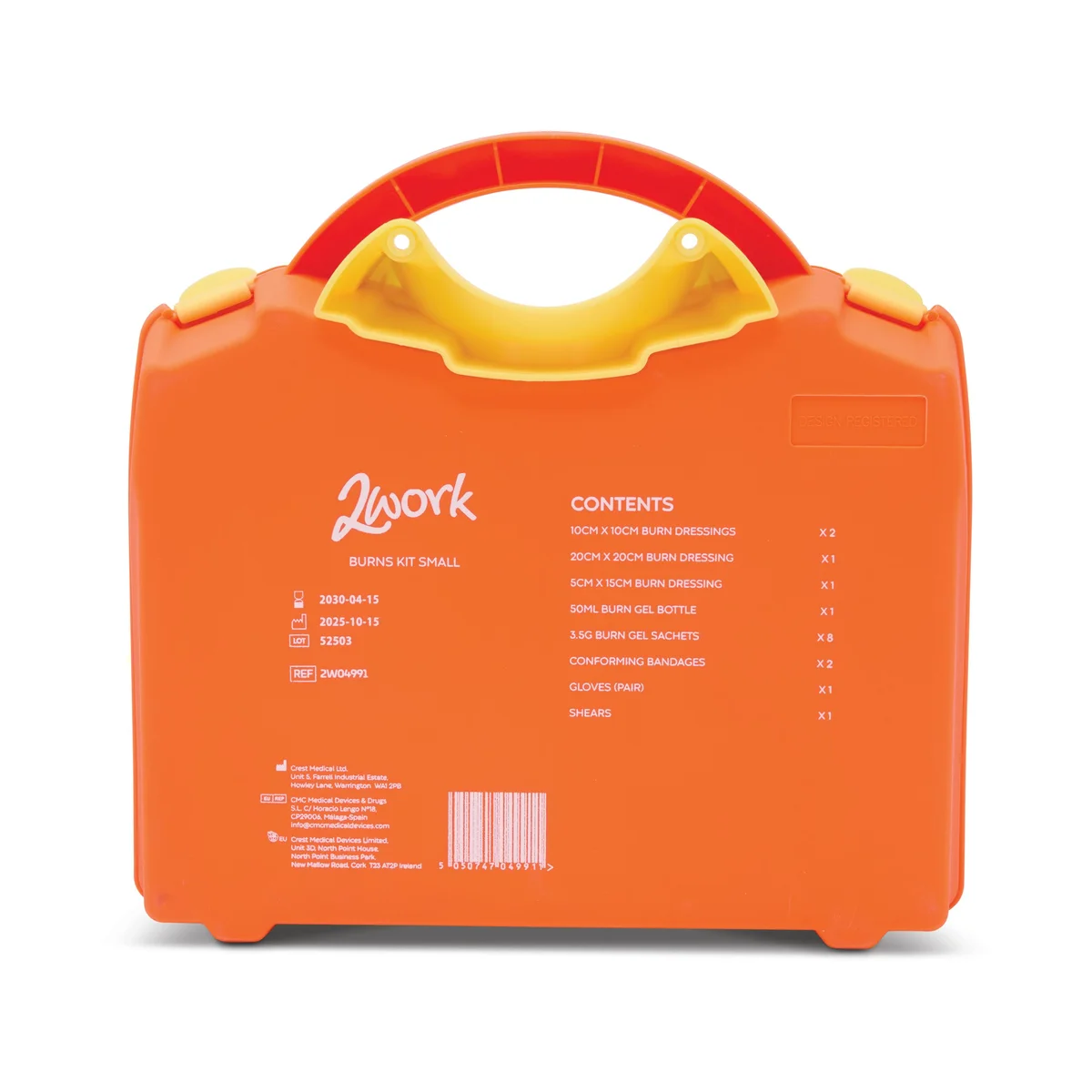 2Work Burns First Aid Kit Small 2W04991 - Image 3