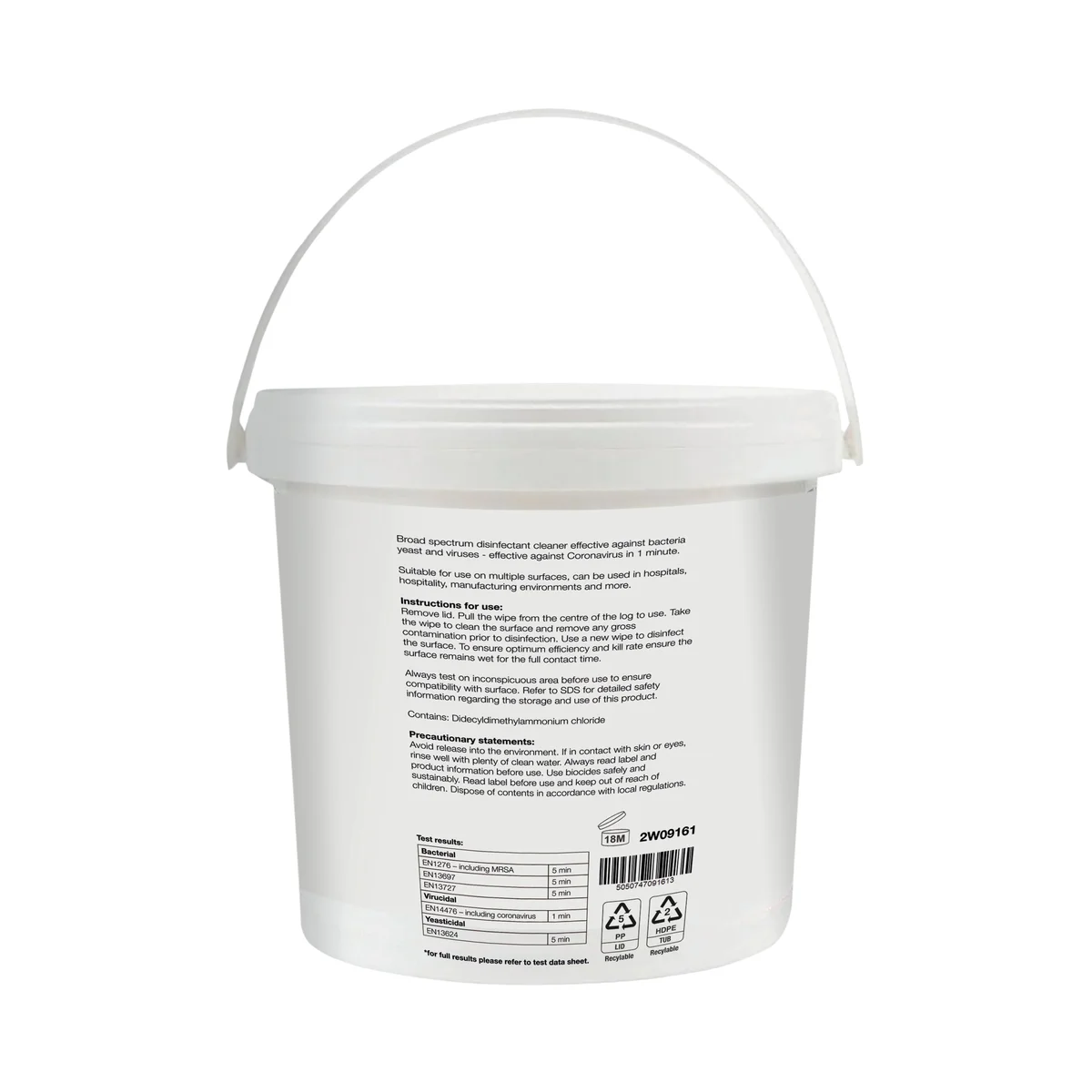 2Work Biodegradable Eucalyptus Wipes (Pack of 400) 2W09162 - Image 2