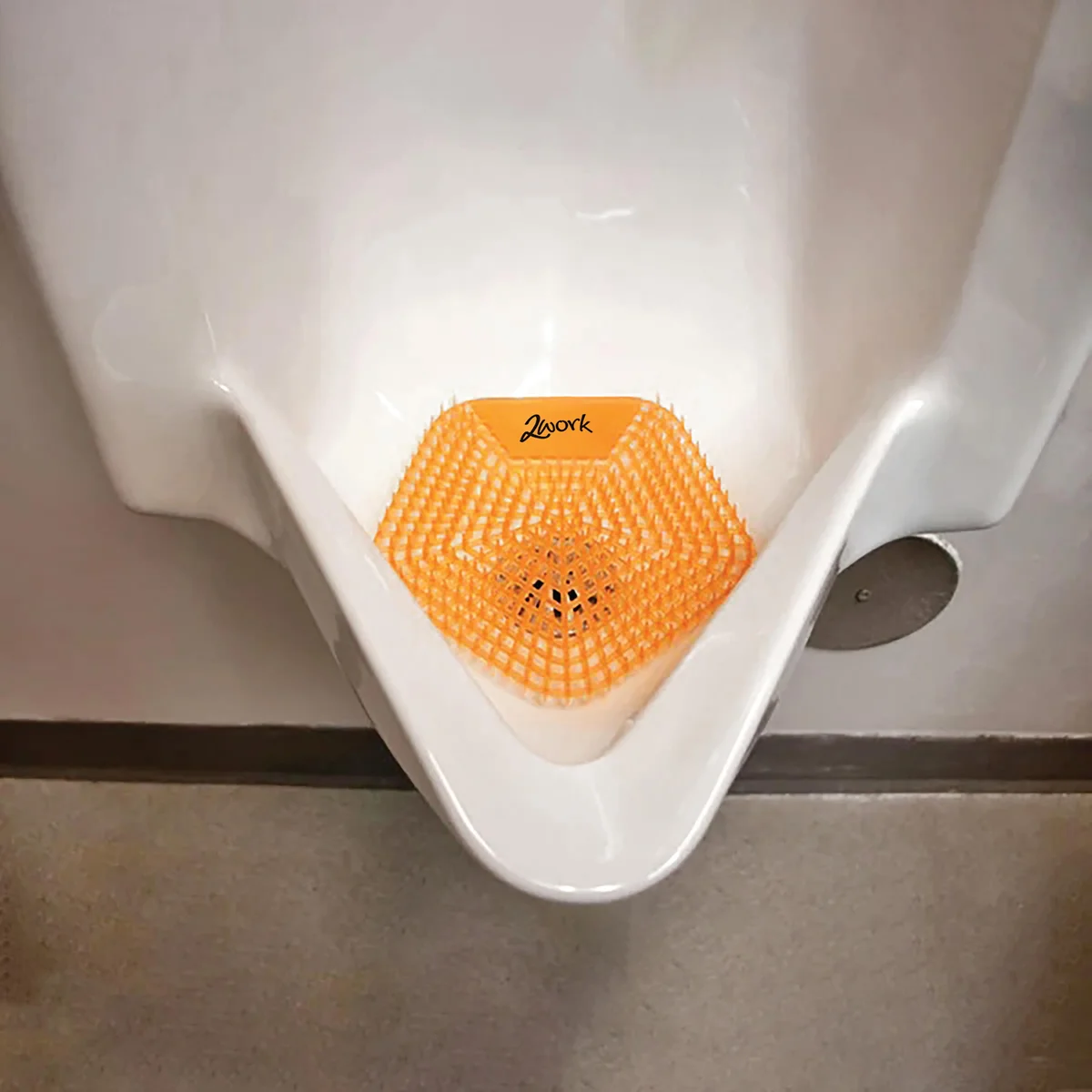 2Work Scented Urinal Screen Mango (Pack of 10) 2W10420 - Image 2