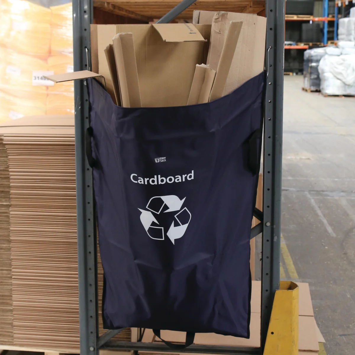 2Work Tidy Sack Cardboard in Vinyl Blue 2W10739 - Image 2