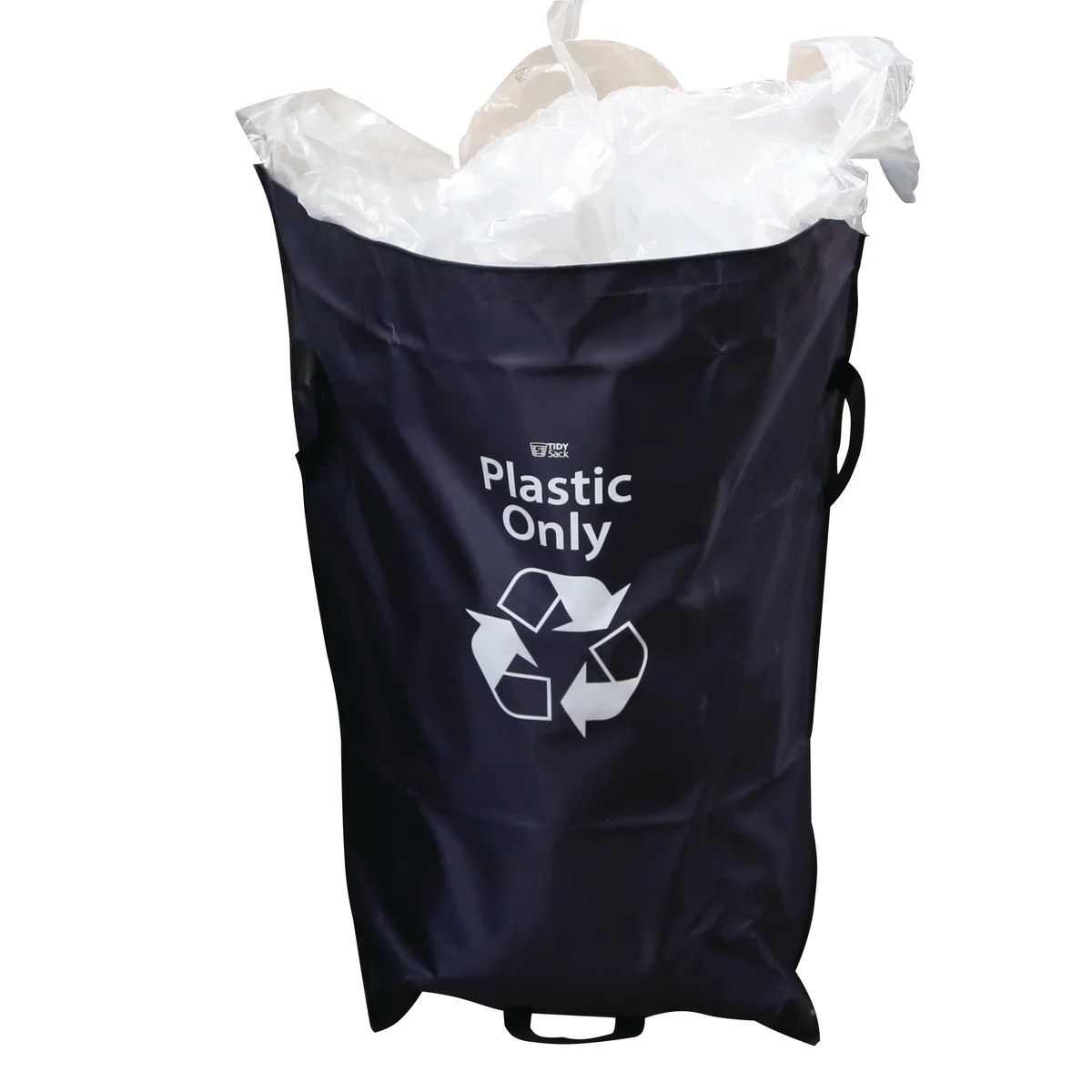 2Work Tidy Sack Plastic Only in Vinyl Blue 2W10740 - Image 1