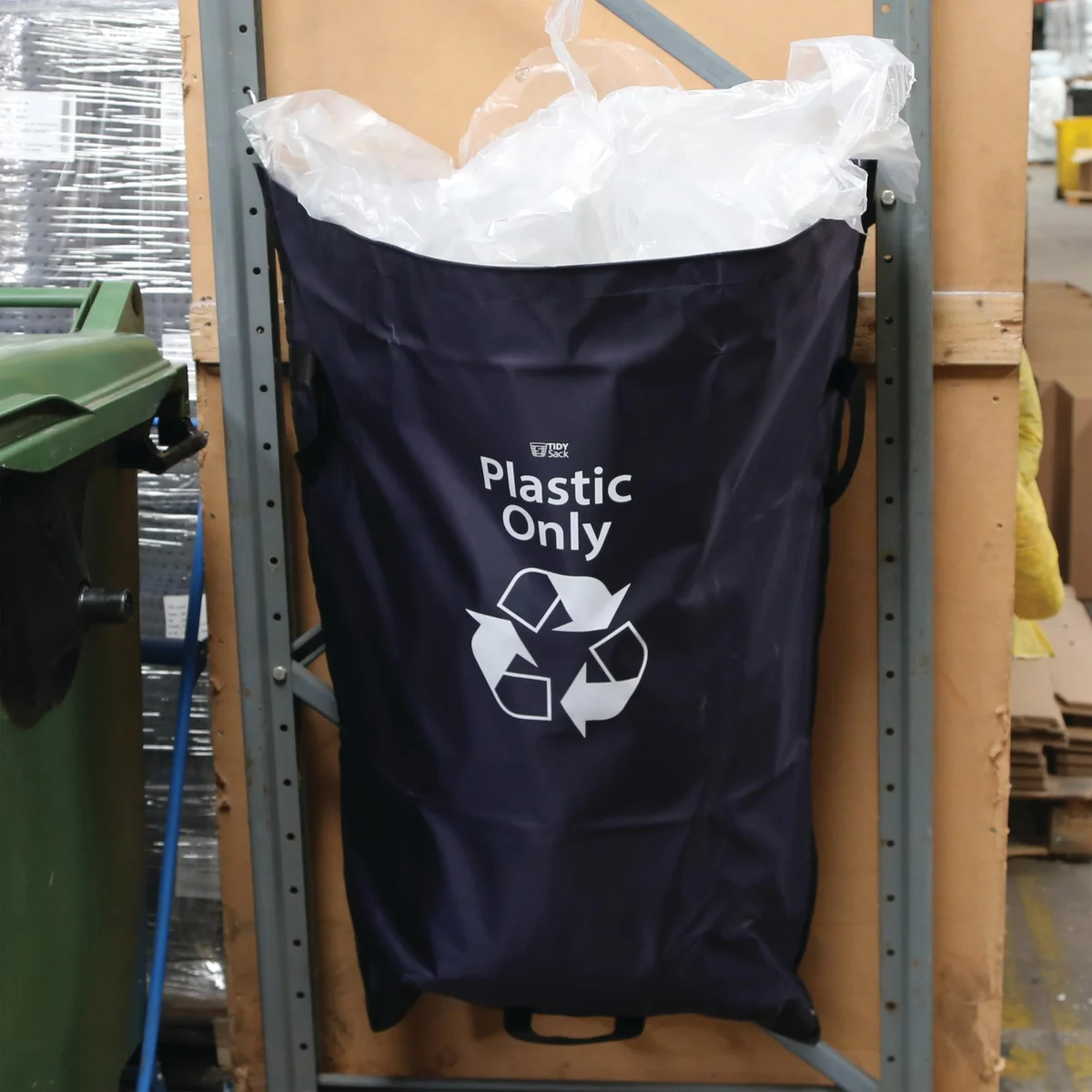 2Work Tidy Sack Plastic Only in Vinyl Blue 2W10740 - Image 2