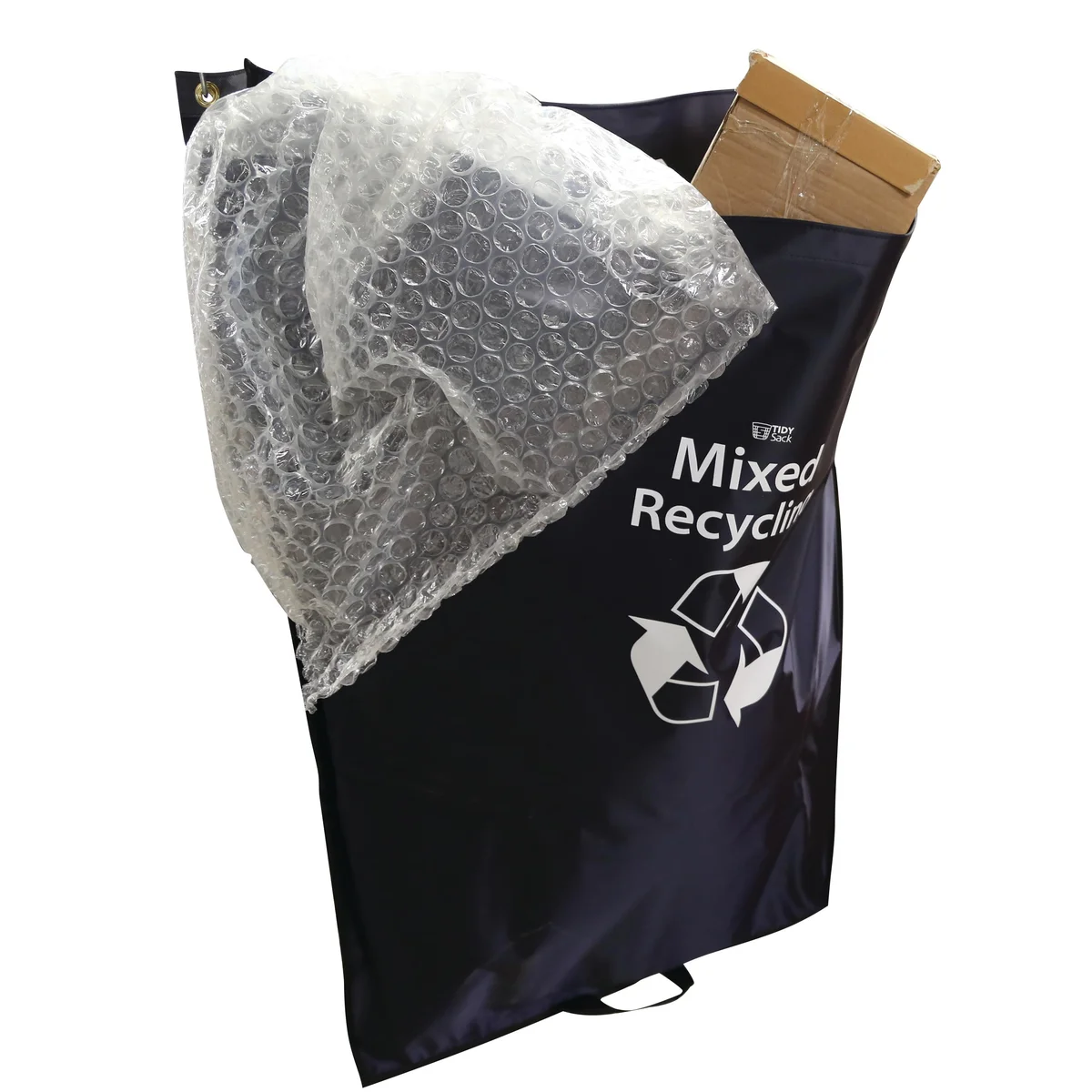2Work Tidy Sack Mixed Recycling in Vinyl Blue 2W10743 - Image 1