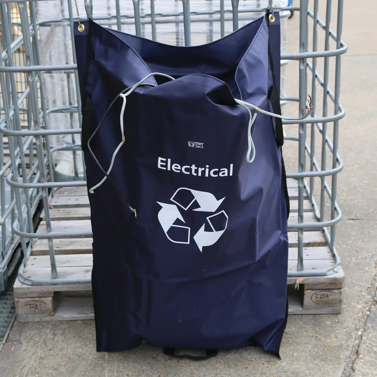 2Work Tidy Sack Electrical in Vinyl Blue 2W10748 - Image 2