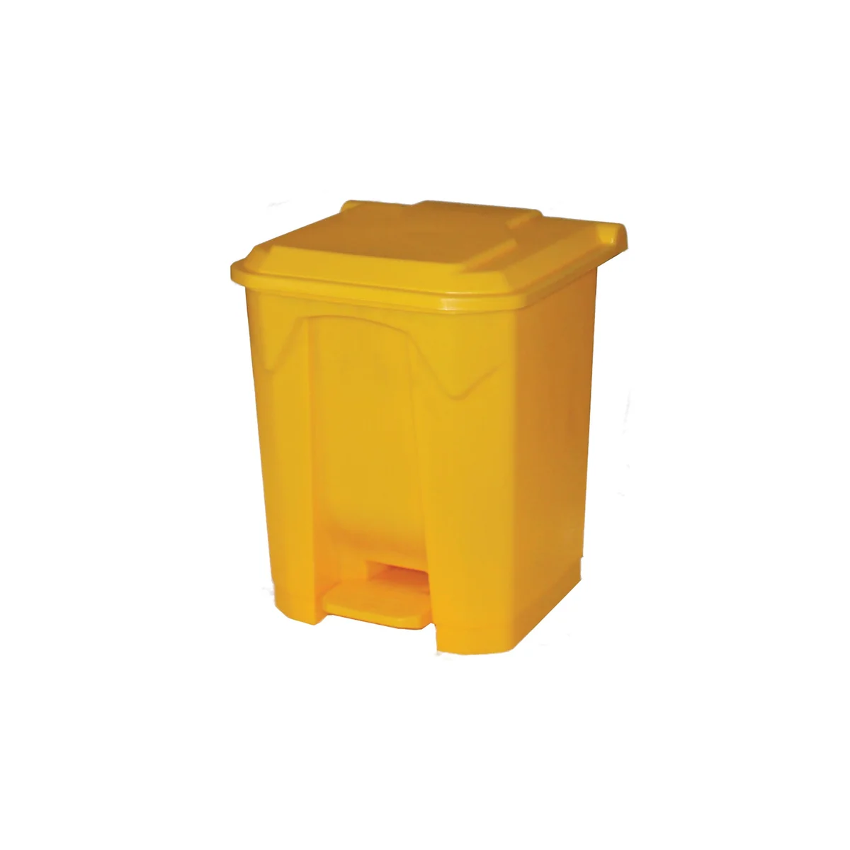 2Work Pedal Bin 30 Litre Yellow 2W10777 - Image 1