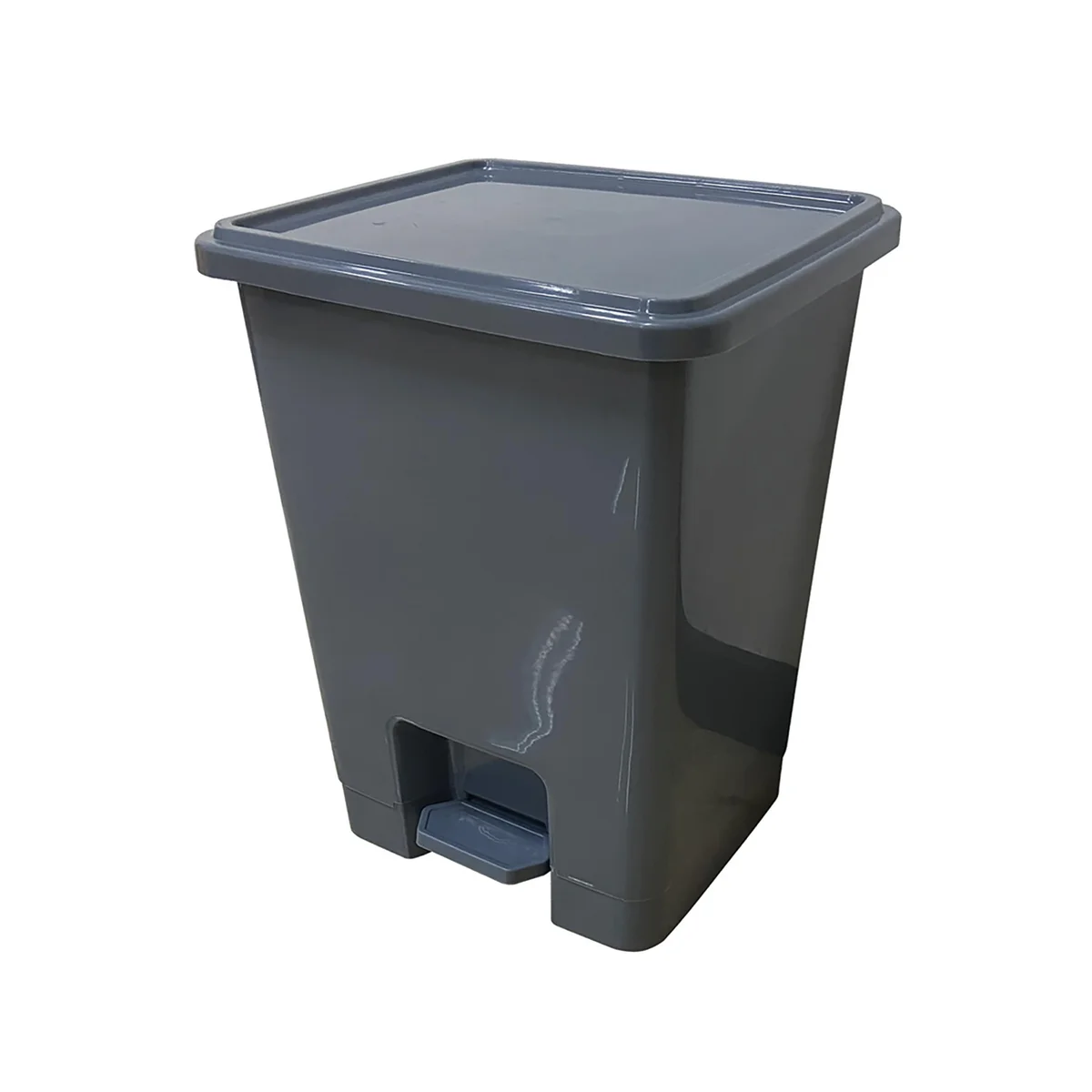 2Work Pedal Bins 15 Litre Grey Pack of 3 2W10793 - Image 1