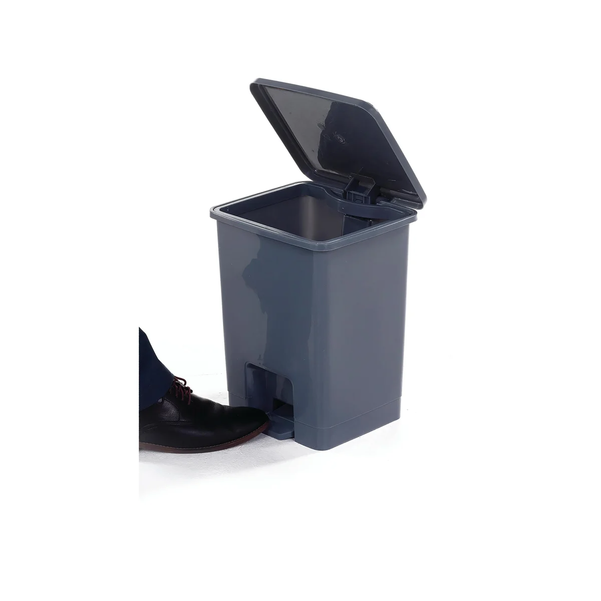 2Work Pedal Bins 15 Litre Grey Pack of 3 2W10793 - Image 2