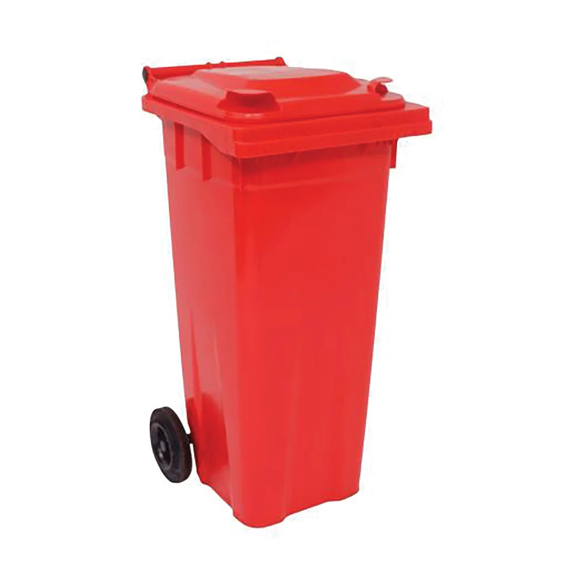 2Work Wheelie Bin 140 Litre Red 2W10840 - Image 1