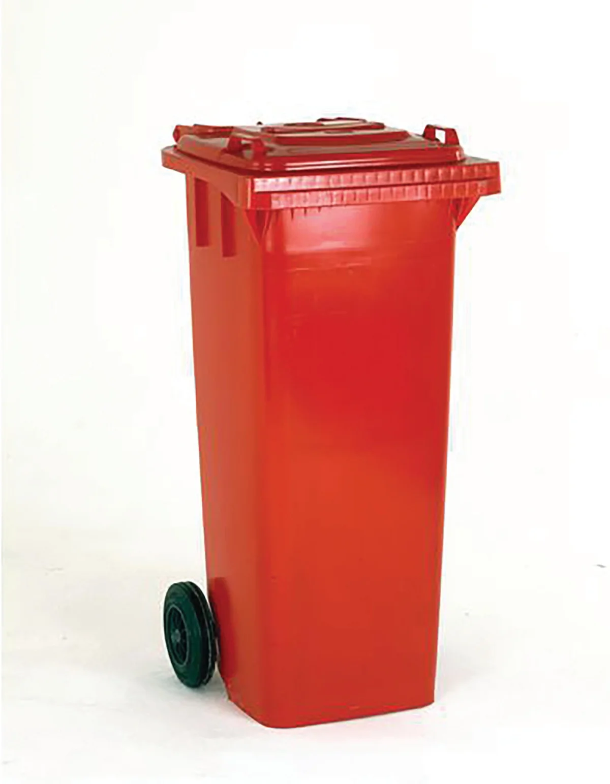 2Work Wheelie Bin 140 Litre Red 2W10840 - Image 2