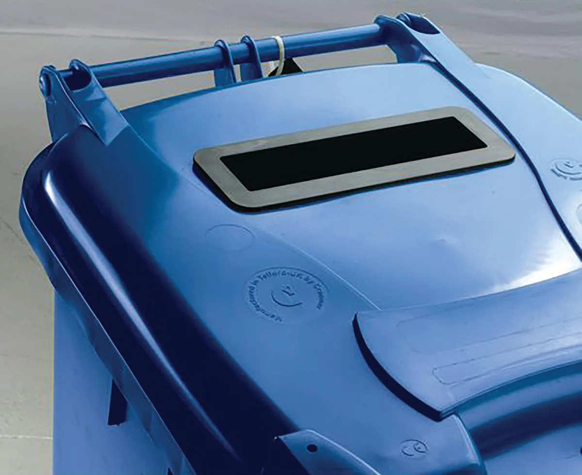 2Work Wheelie Bin Waste Slot Lid 120 Litre Blue  2W10871 - Image 2