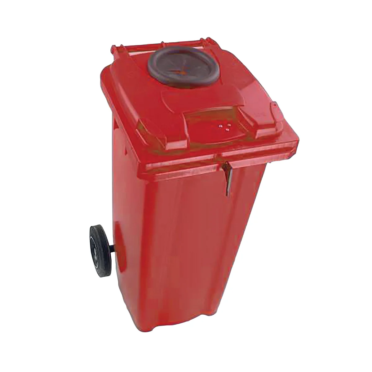 2Work Wheelie Bin 240 Litre with Bottle Bank Aperture and Lock 2W10933 - Image 1