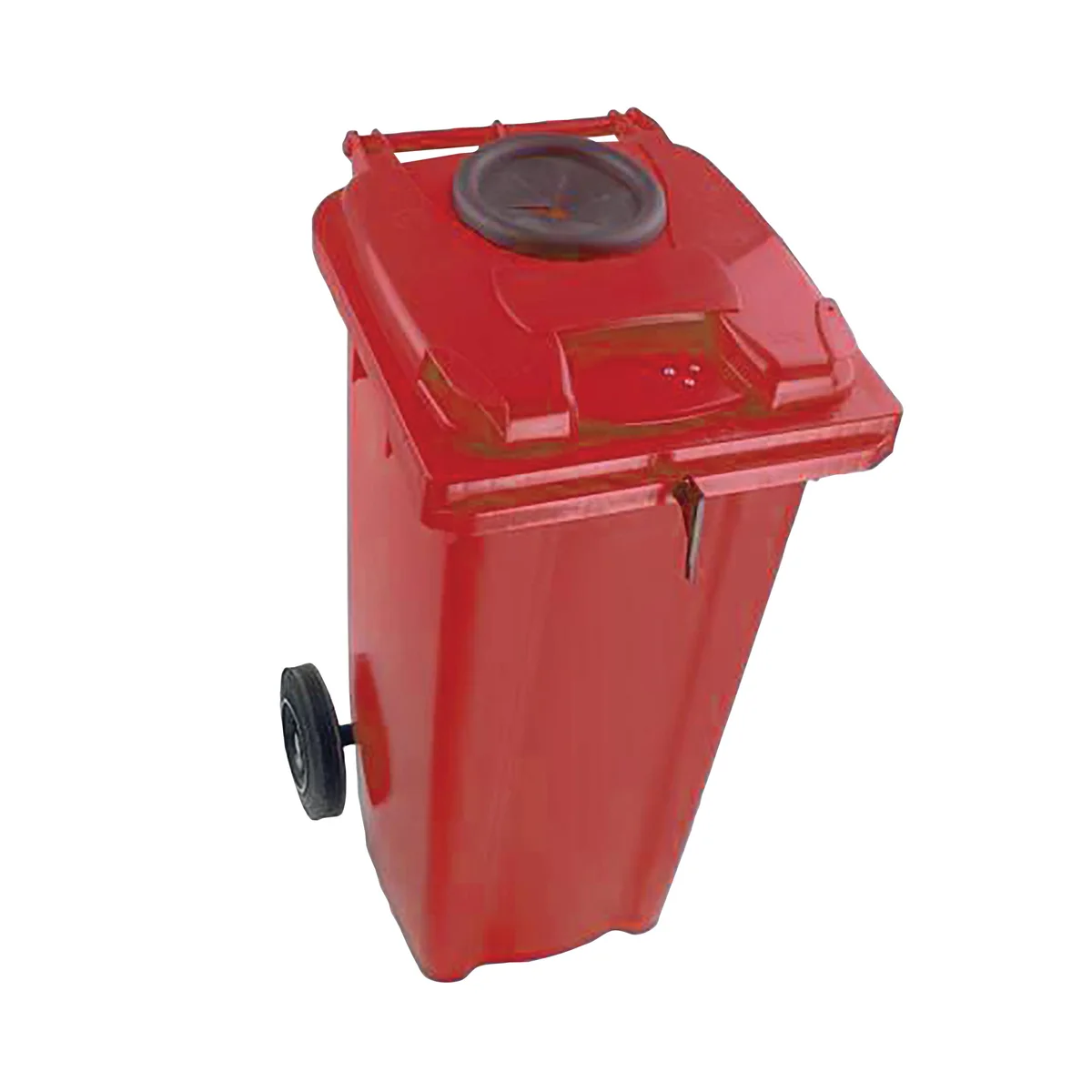 2Work Wheelie Bin 360 Litre with Bottle Bank Aperture and Lock 2W10937 - Image 1
